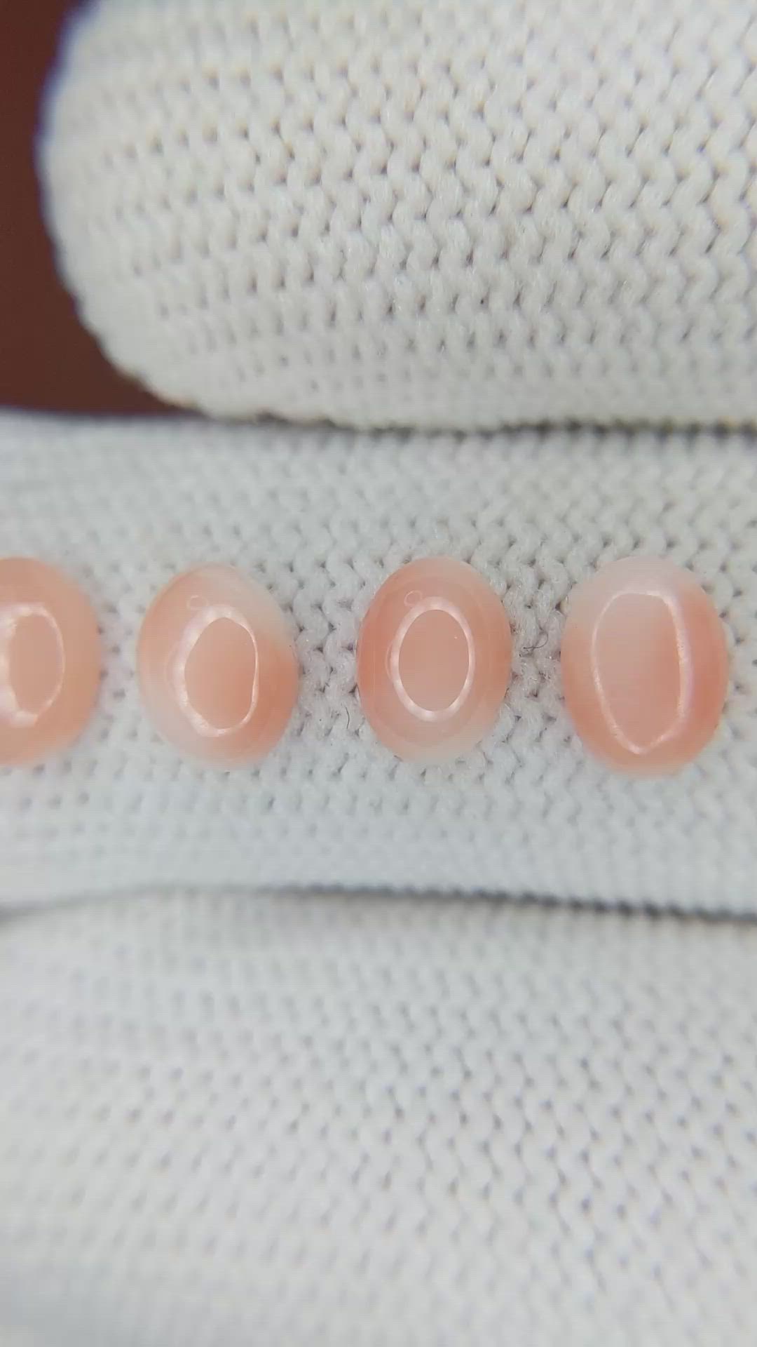 2.36 Ct. Cabochon Coral from Italy Size Video