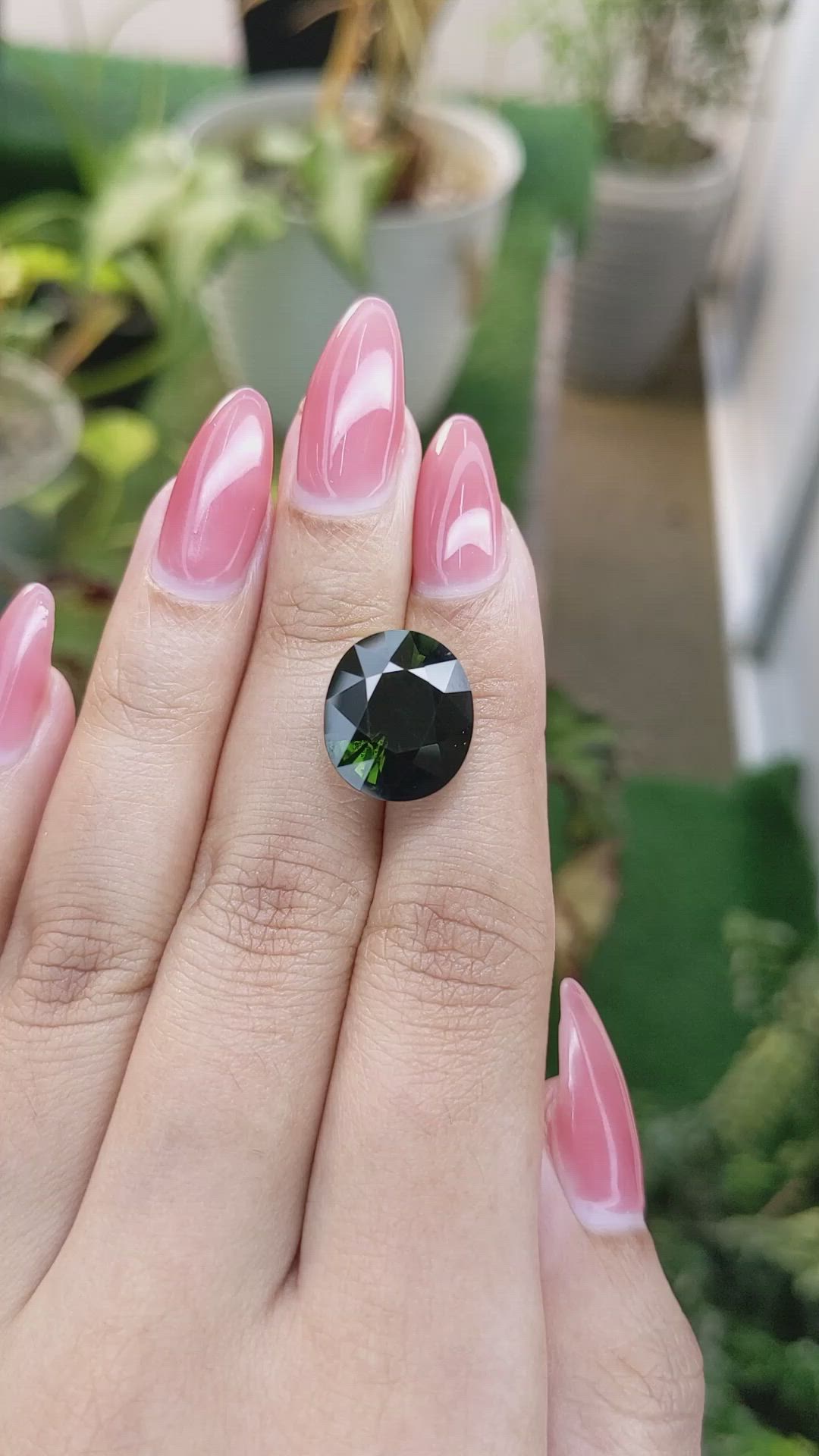 9.41 Ct. Tourmaline from Ceylon (Sri Lanka) Size Video