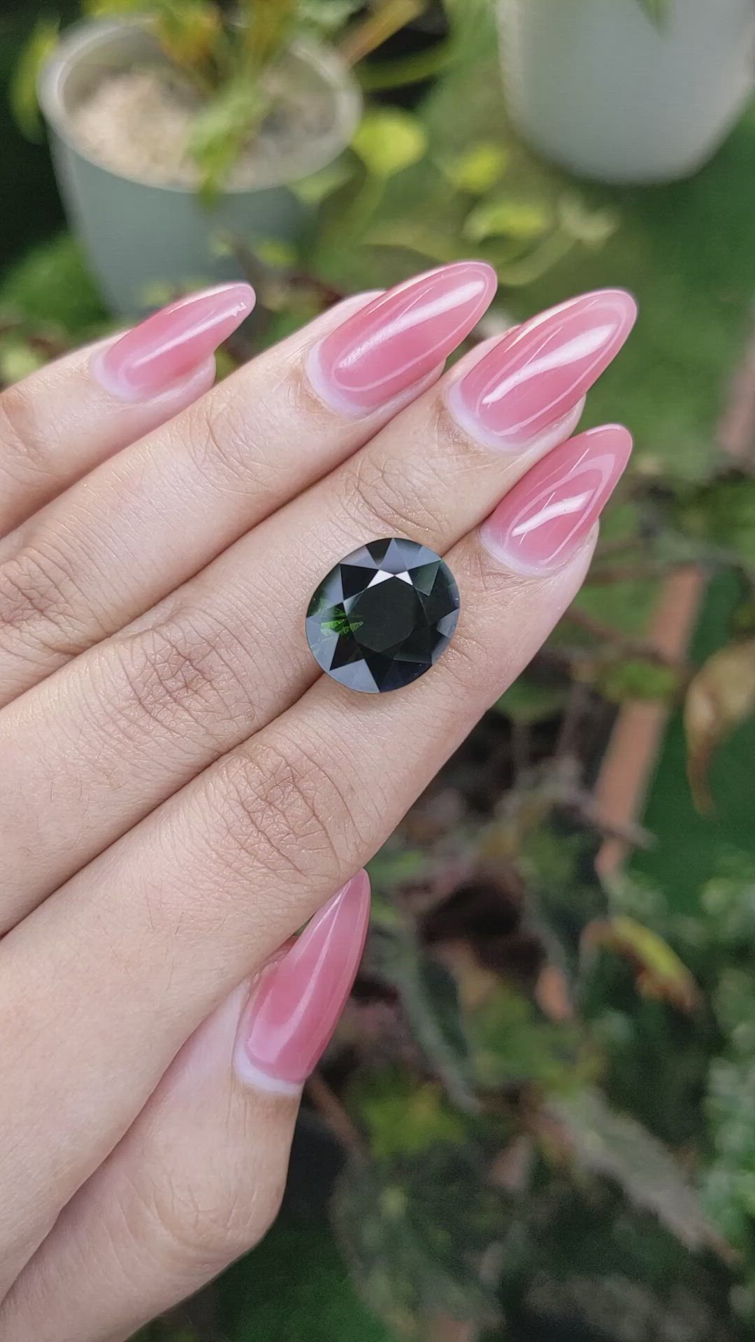 9.41 Ct. Tourmaline from Ceylon (Sri Lanka) Size Video