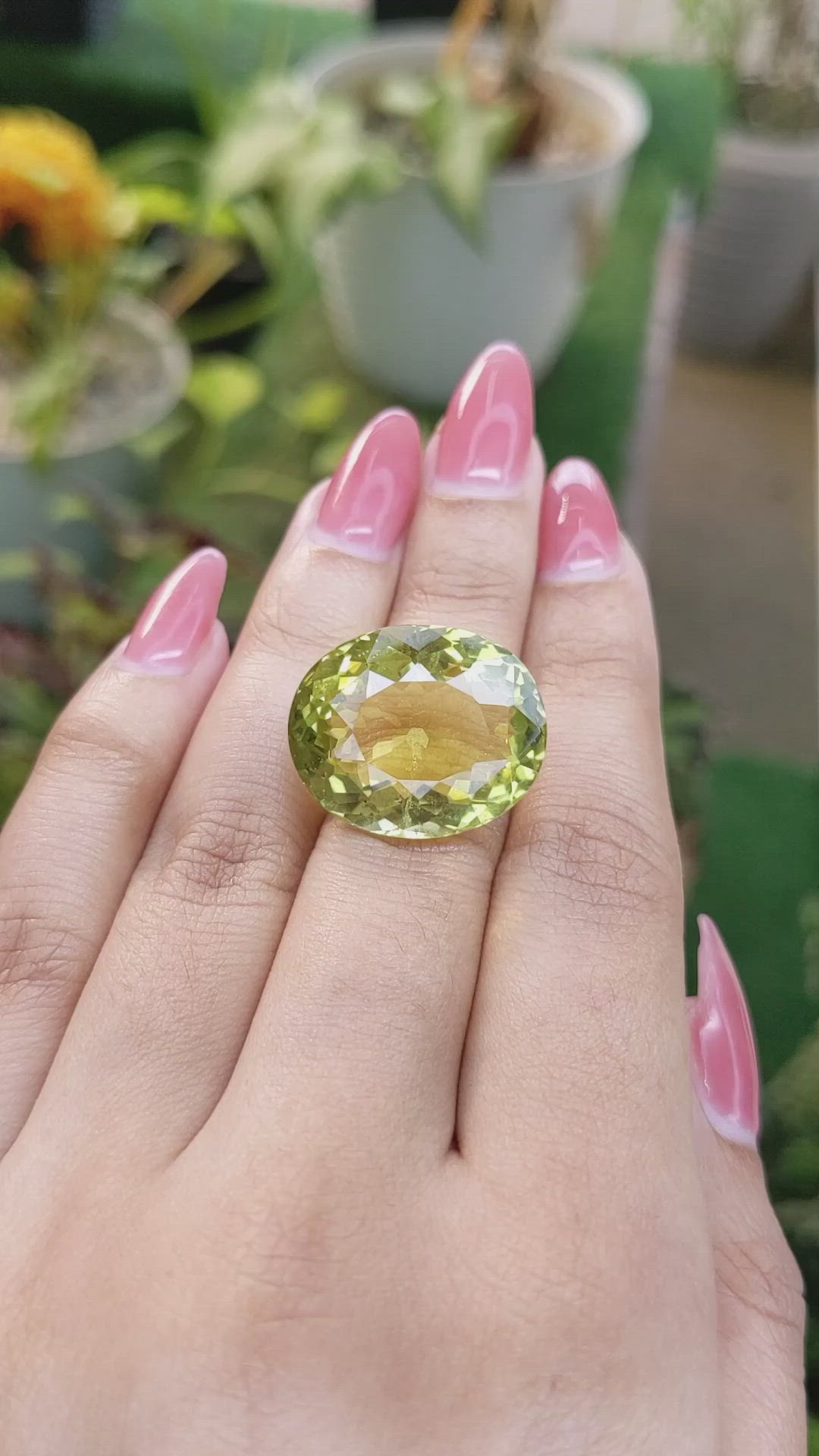 26.20 Ct. Quartz from Madagascar Size Video