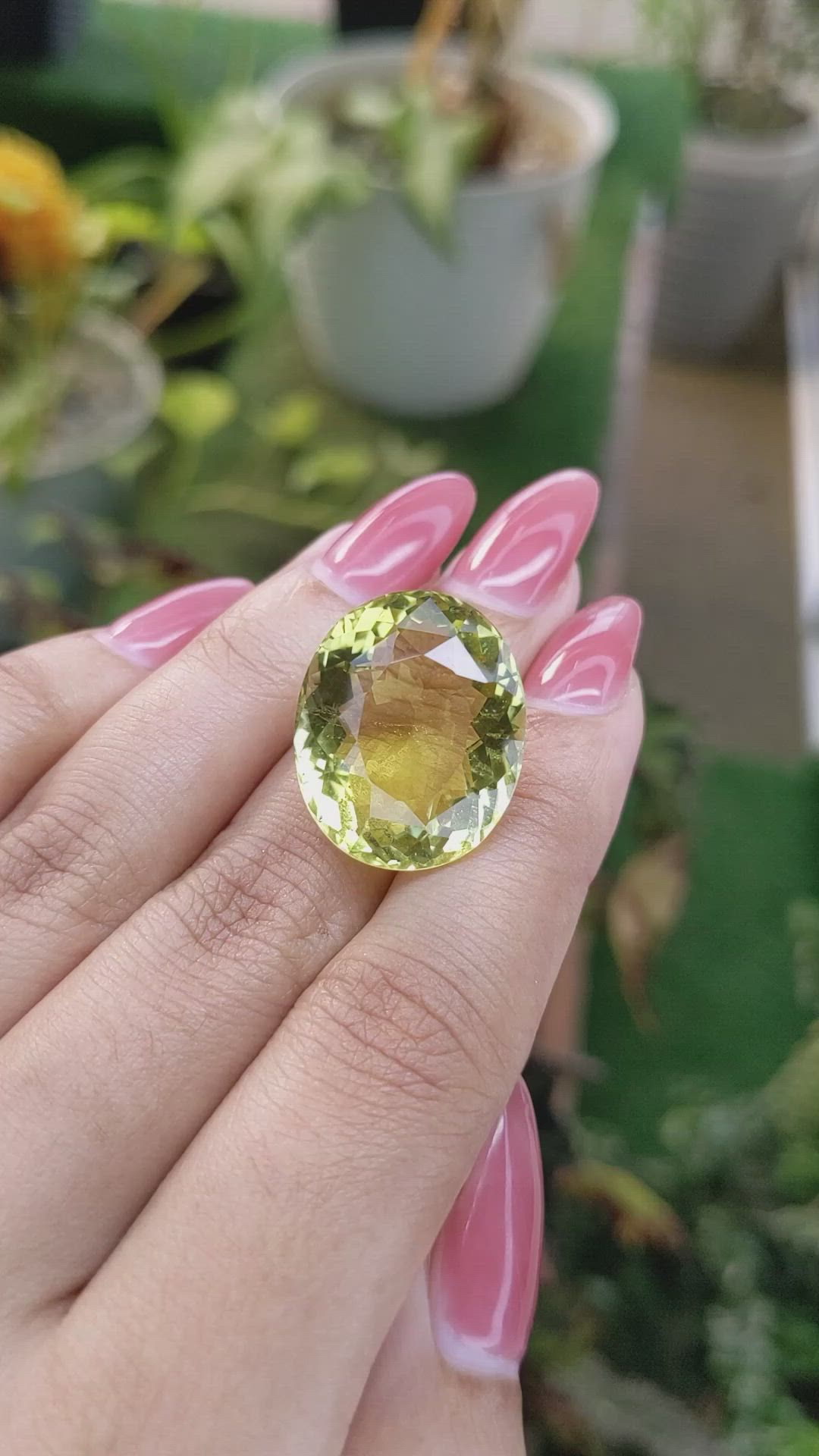 26.20 Ct. Quartz from Madagascar Size Video