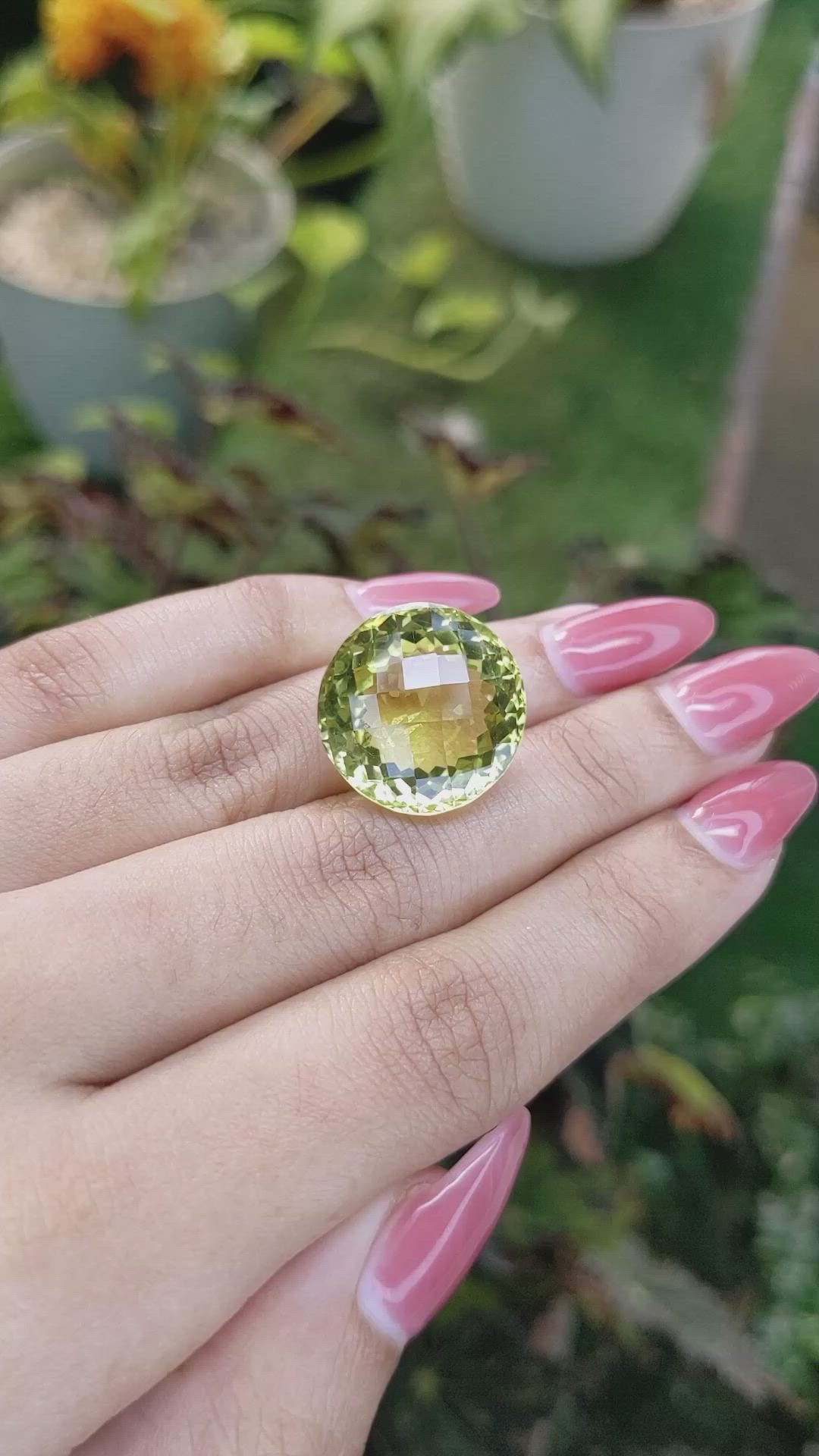 24.20 Ct. Quartz from Madagascar Size Video