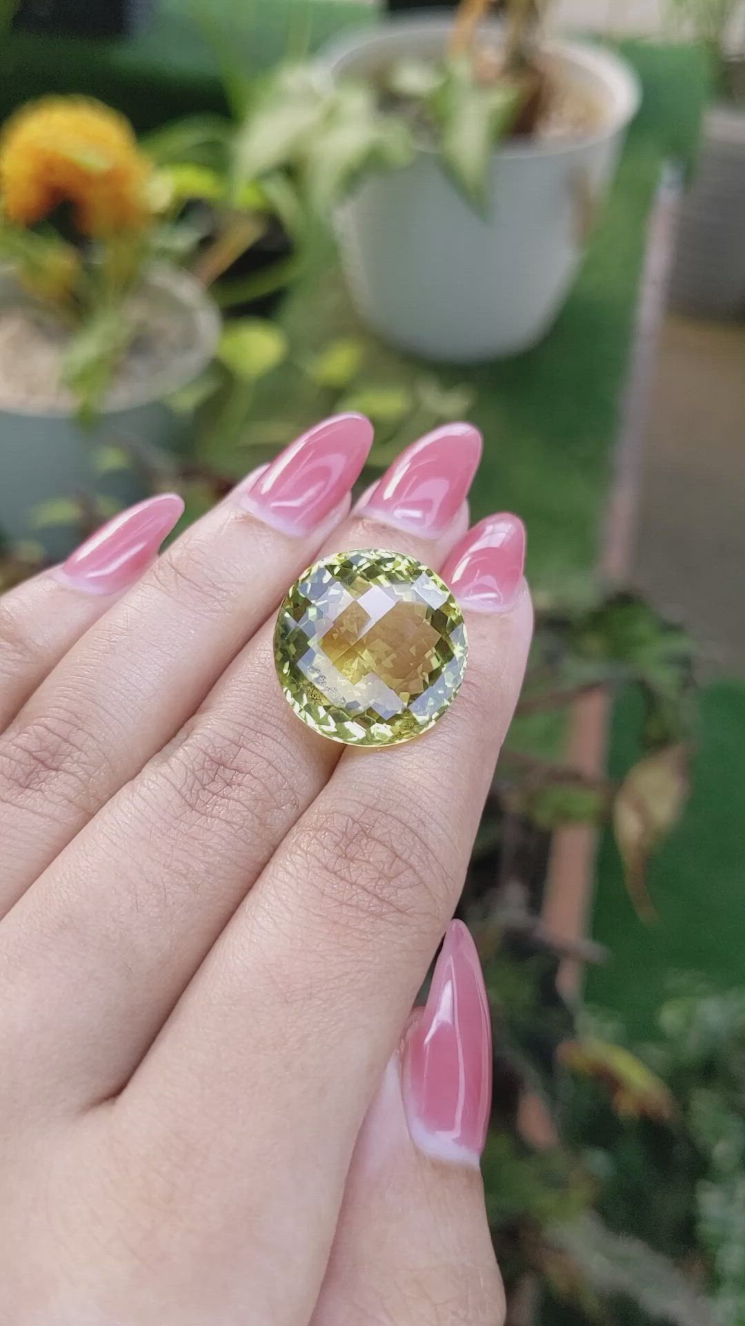 24.20 Ct. Quartz from Madagascar Size Video