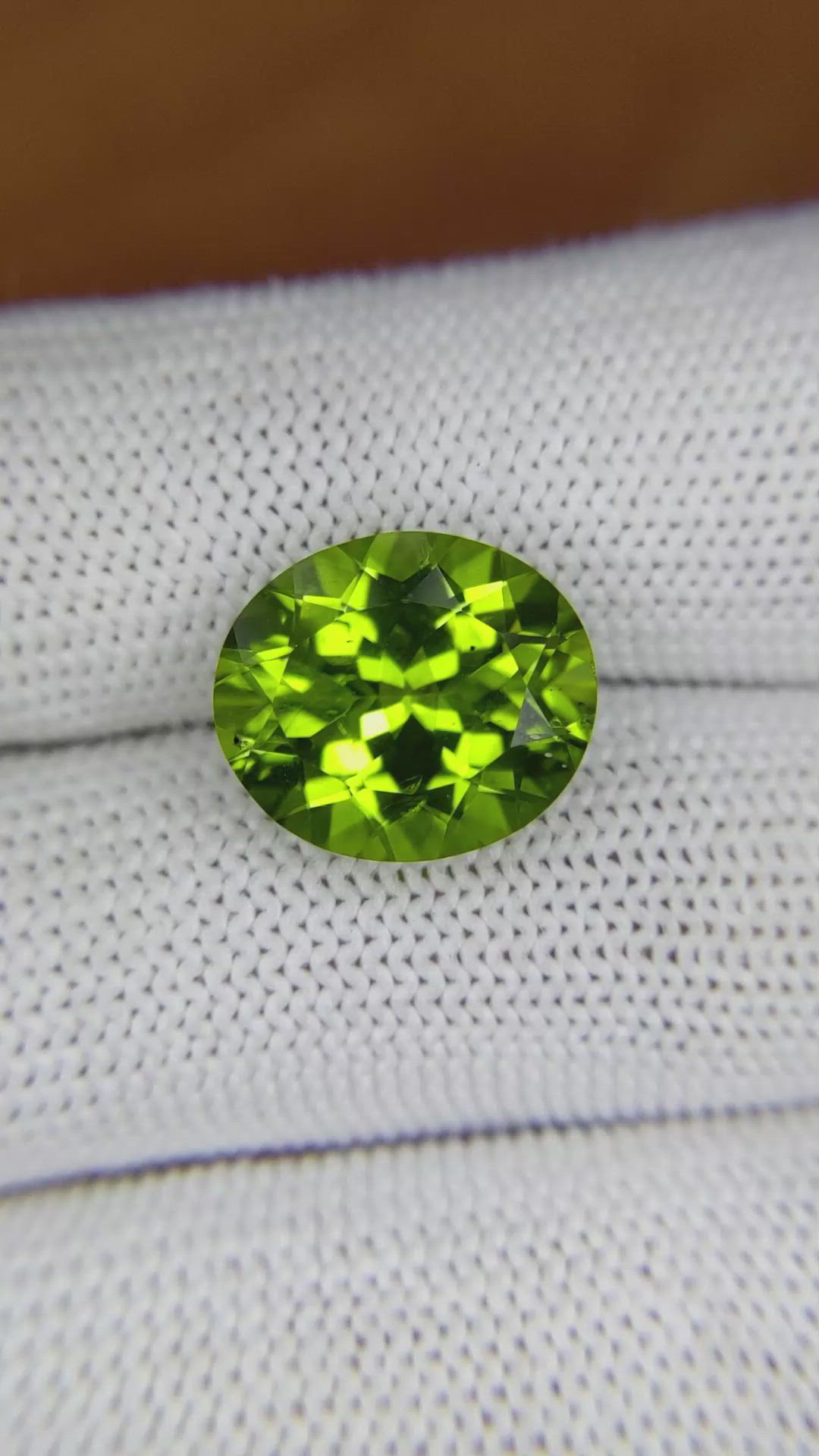 8.39 Ct. Peridot from Pakistan Size Video