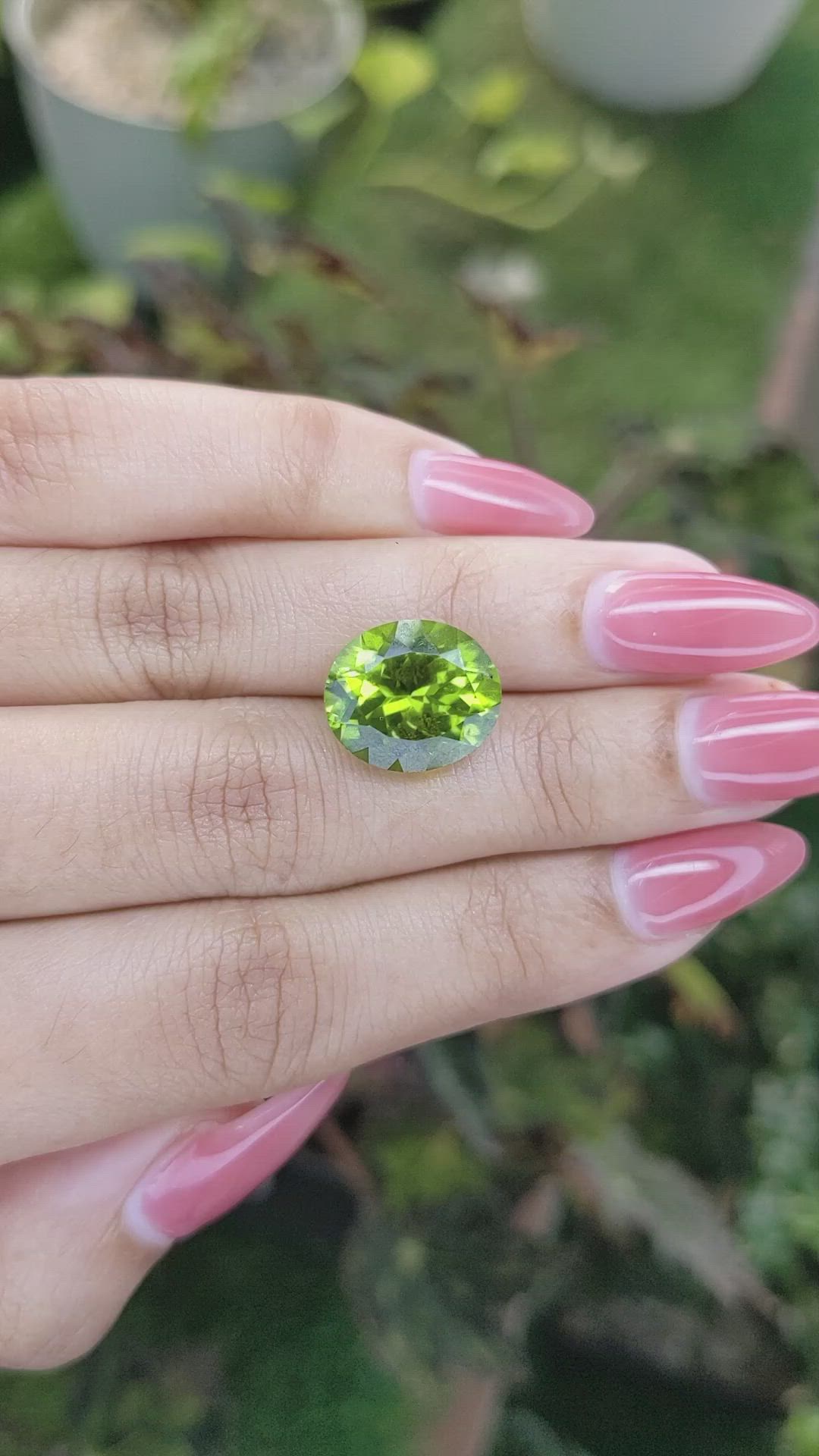 8.39 Ct. Peridot from Pakistan Size Video