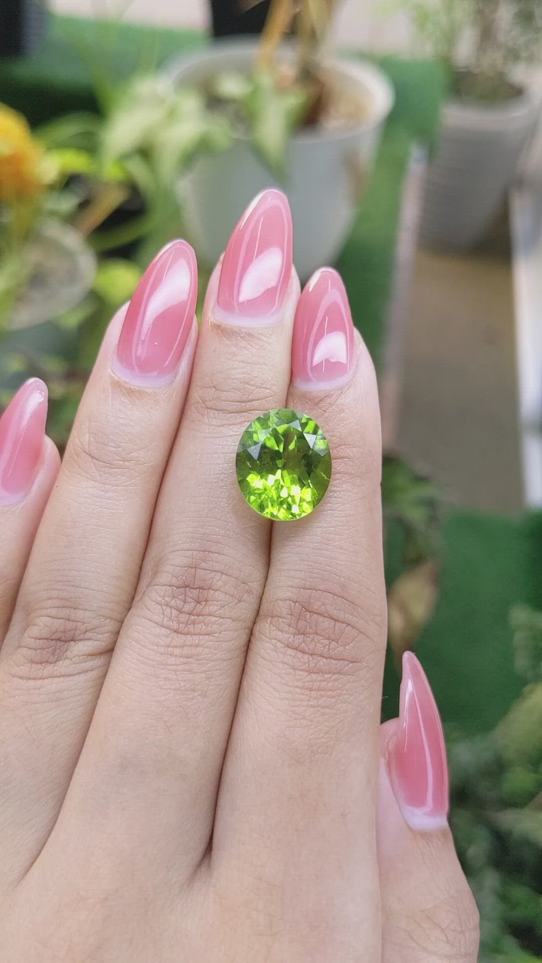 8.39 Ct. Peridot from Pakistan Size Video