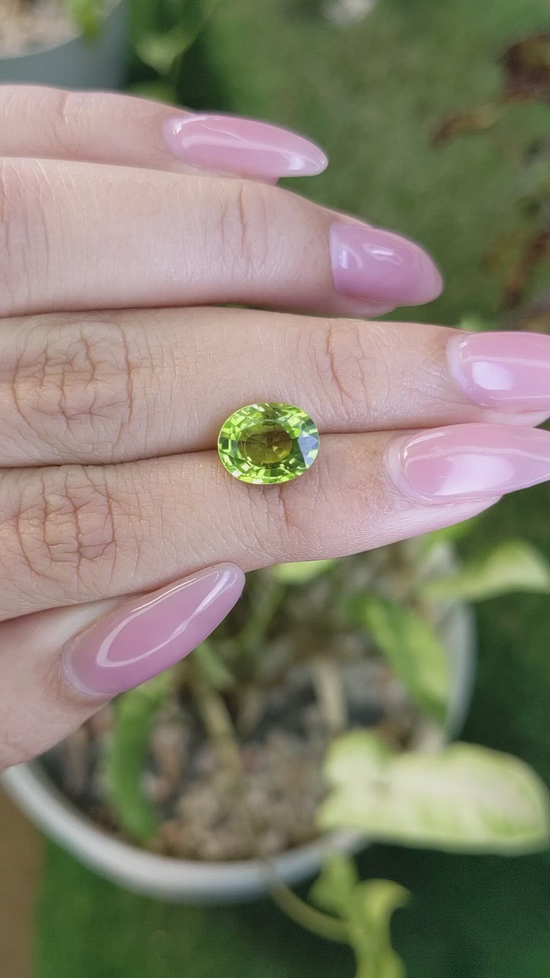 2.78 Ct. Peridot from Pakistan Size Video