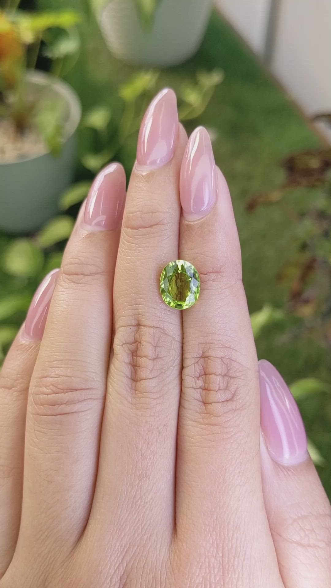 2.78 Ct. Peridot from Pakistan Size Video