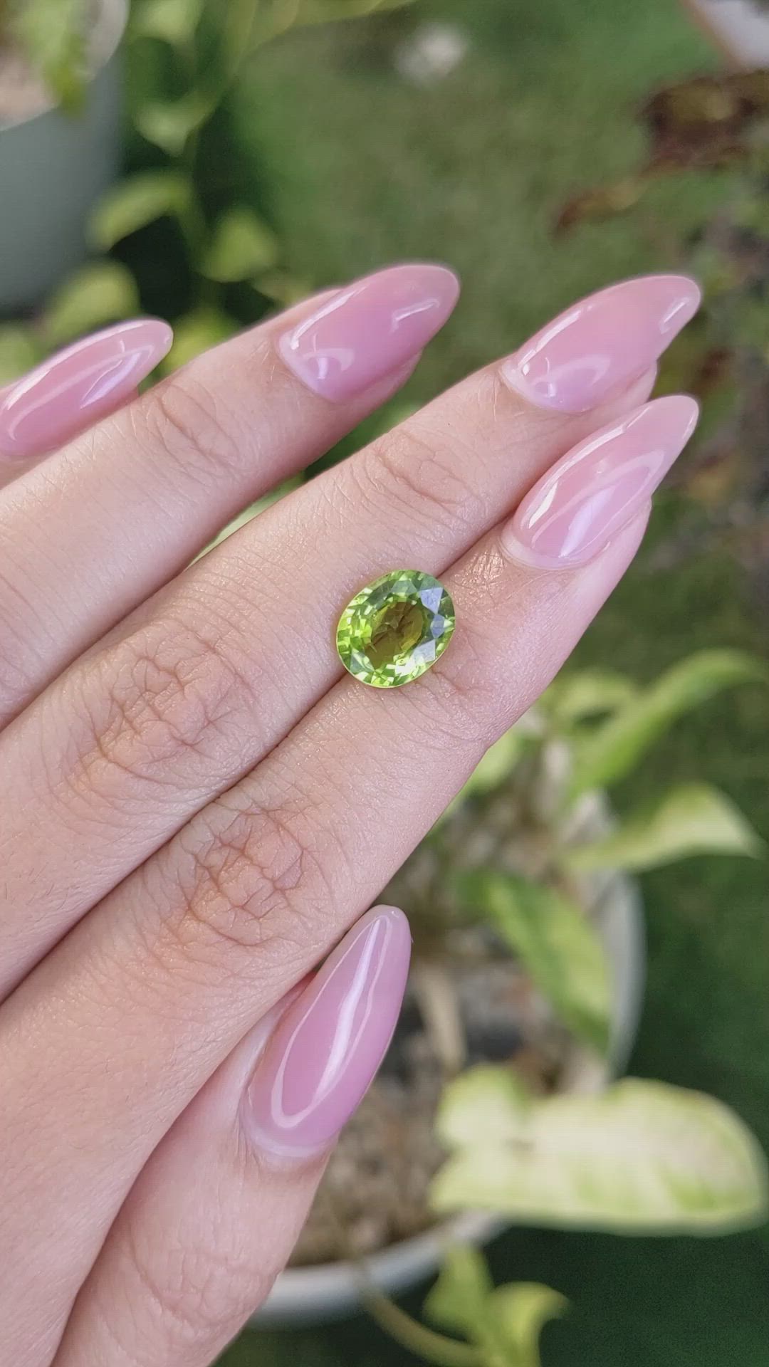 2.78 Ct. Peridot from Pakistan Size Video