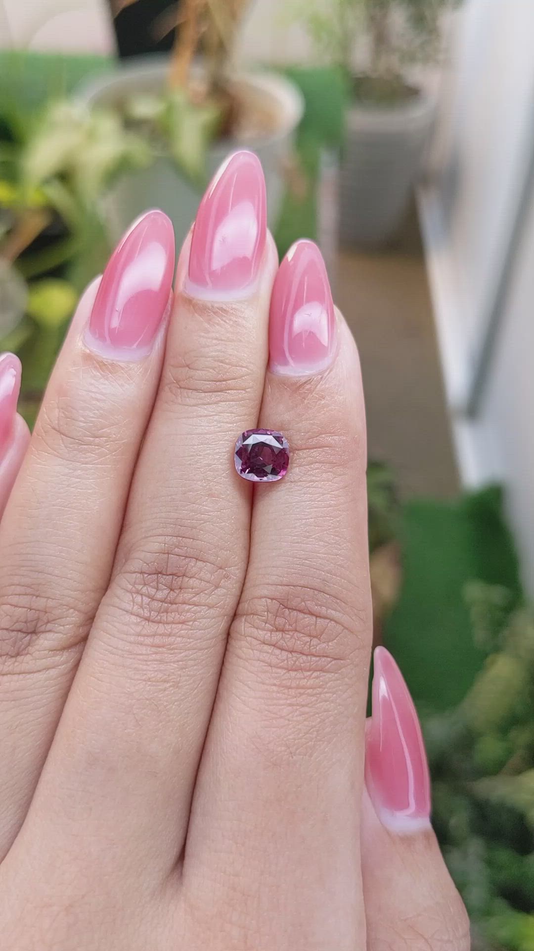 1.45 Ct. Spinel from Ceylon (Sri Lanka) Size Video