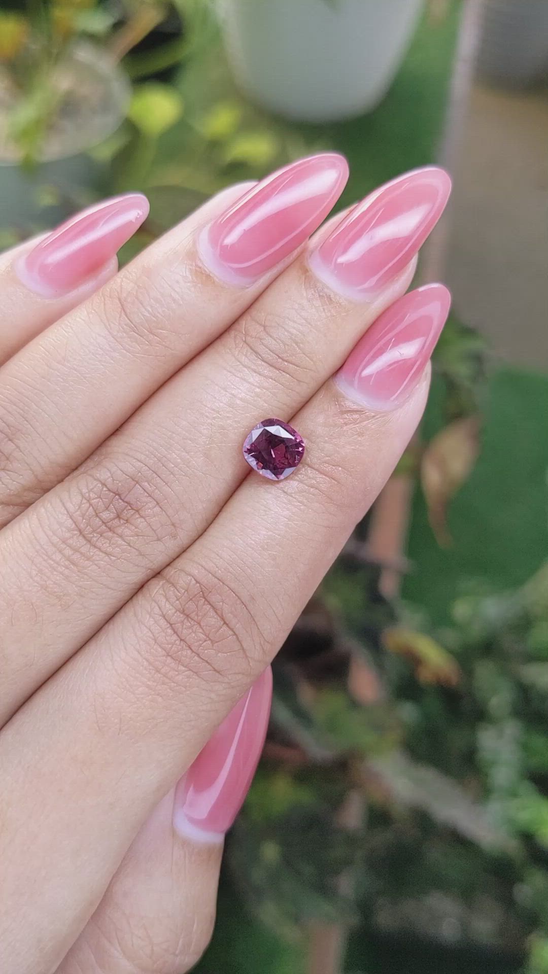 1.45 Ct. Spinel from Ceylon (Sri Lanka) Size Video