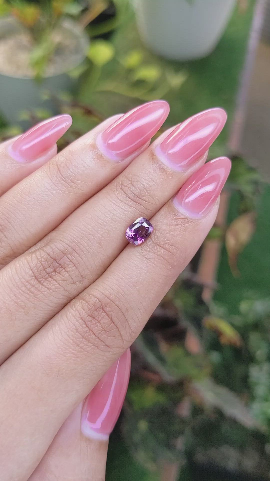 1.12 Ct. Spinel from Ceylon (Sri Lanka) Size Video