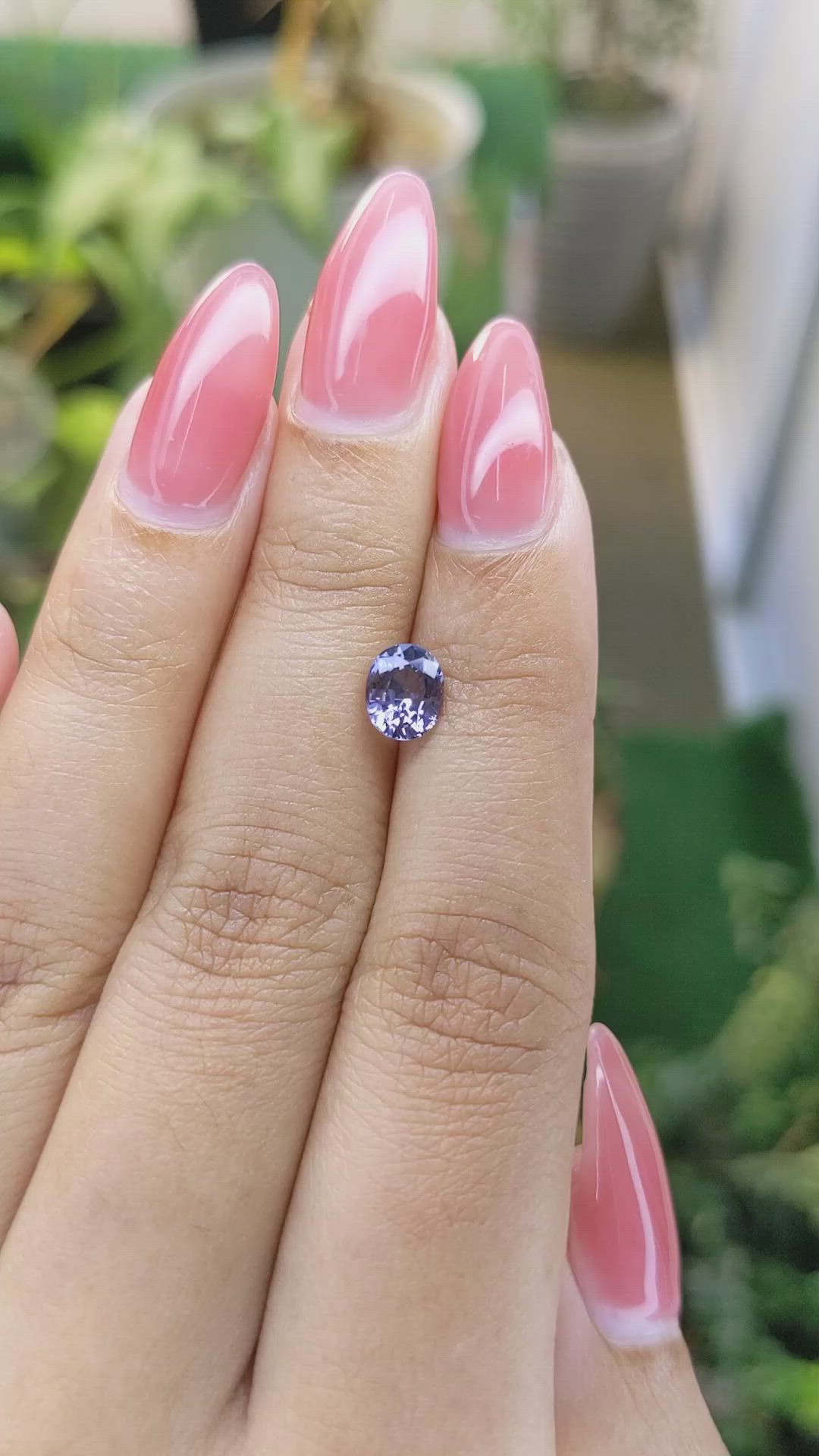 1.08 Ct. Spinel from Ceylon (Sri Lanka) Size Video