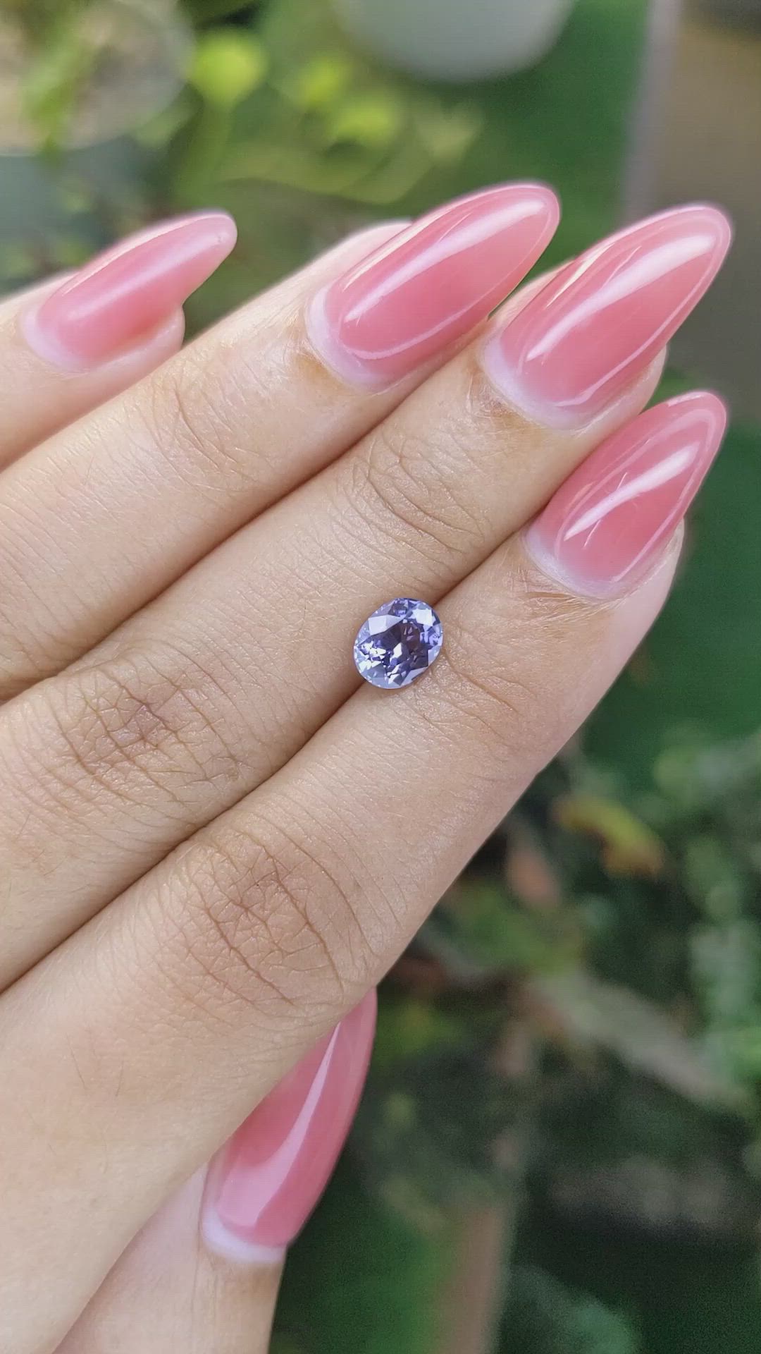 1.08 Ct. Spinel from Ceylon (Sri Lanka) Size Video