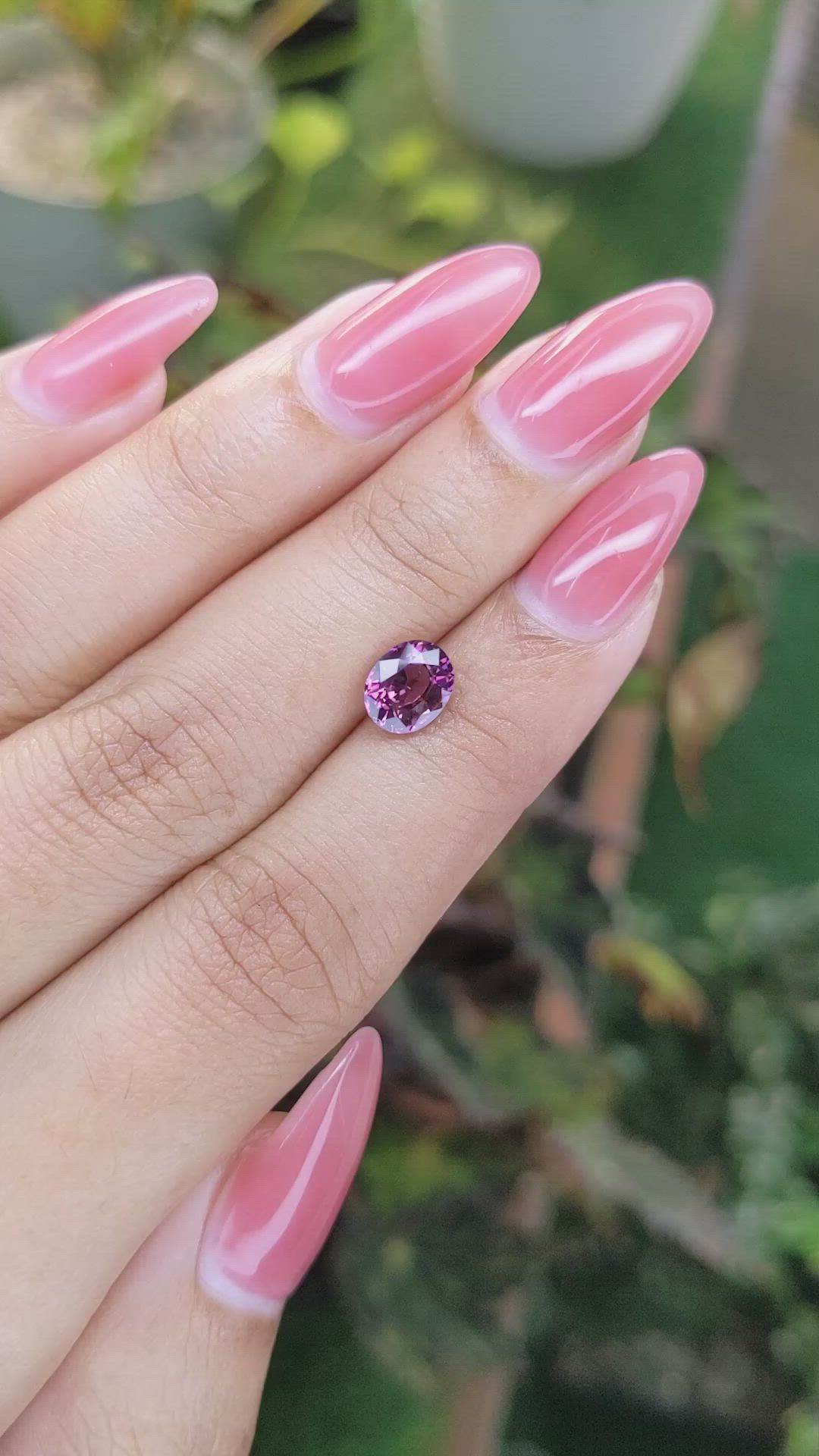1.27 Ct. Spinel from Ceylon (Sri Lanka) Size Video