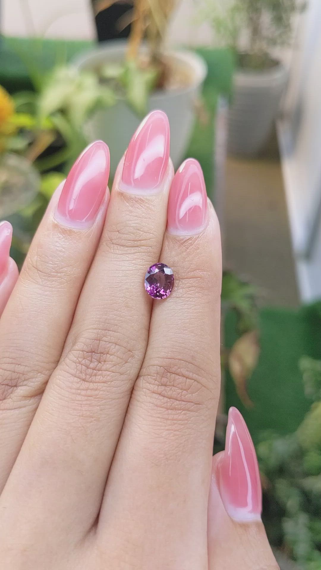 1.27 Ct. Spinel from Ceylon (Sri Lanka) Size Video