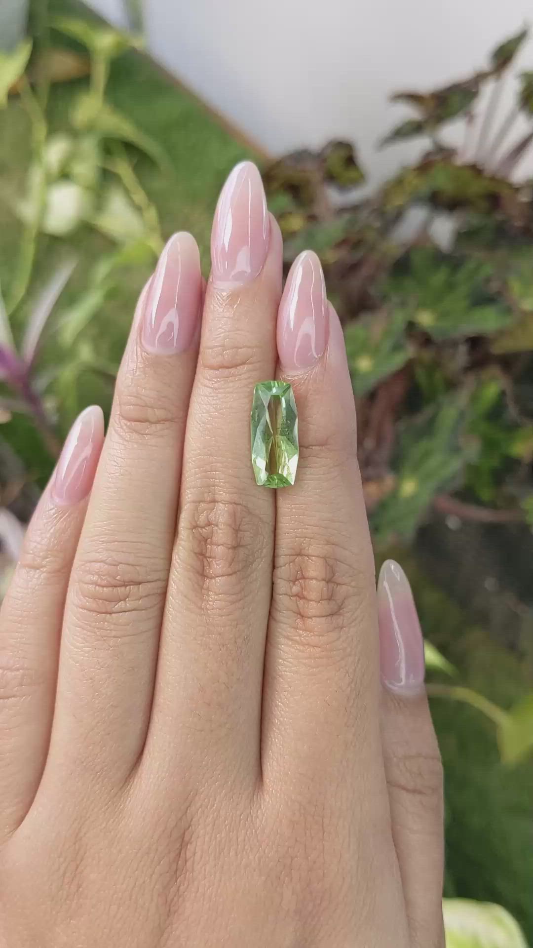 3.50 Ct. Tourmaline from Ceylon (Sri Lanka) Size Video