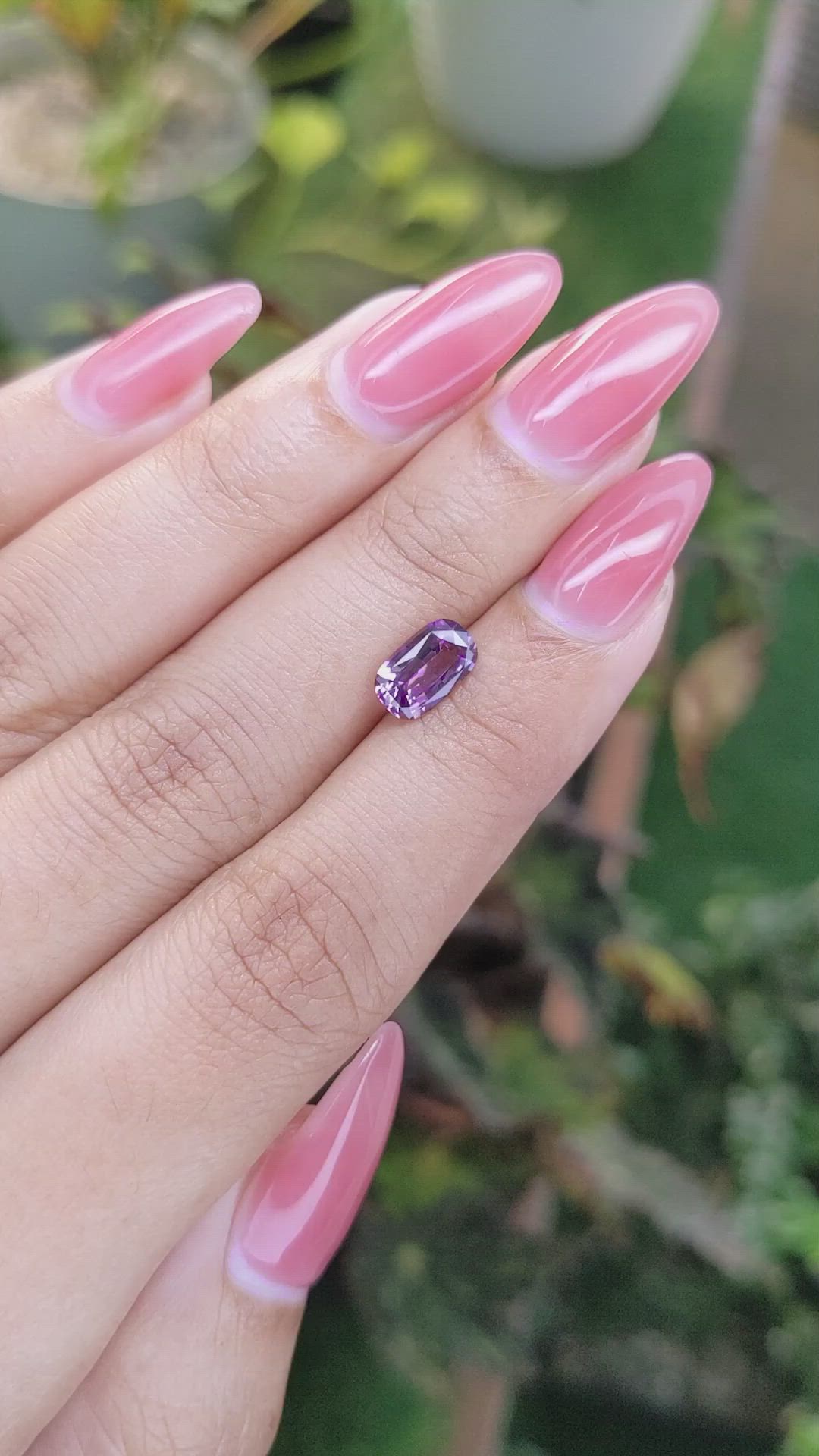 1.21 Ct. Spinel from Ceylon (Sri Lanka) Size Video