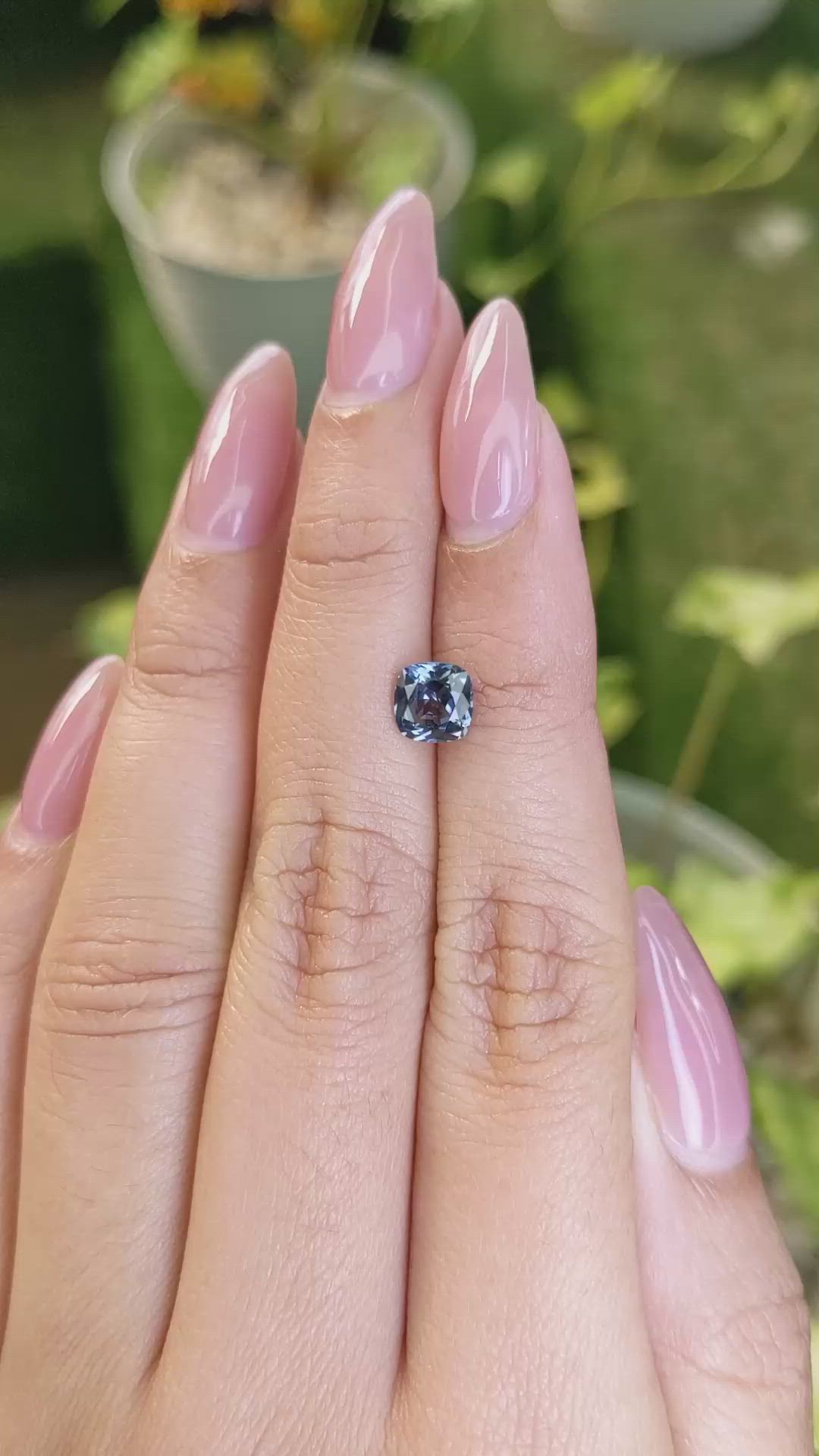 1.05 Ct. Spinel from Ceylon (Sri Lanka) Size Video