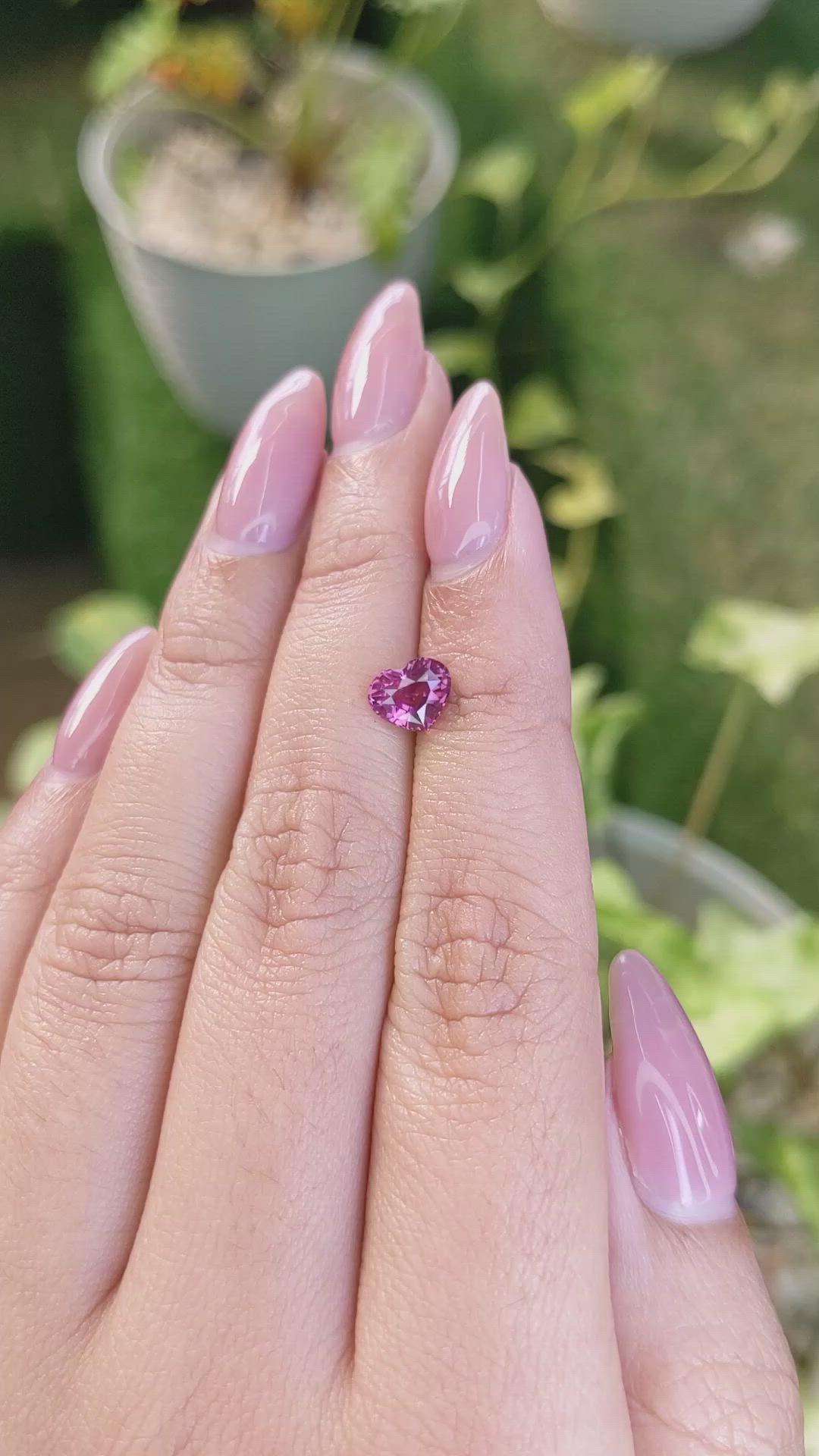 1.08 Ct. Spinel from Ceylon (Sri Lanka) Size Video