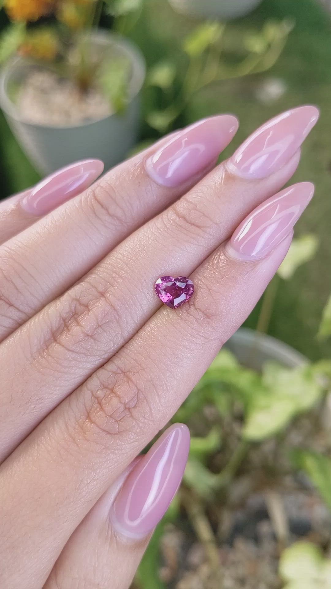 1.08 Ct. Spinel from Ceylon (Sri Lanka) Size Video