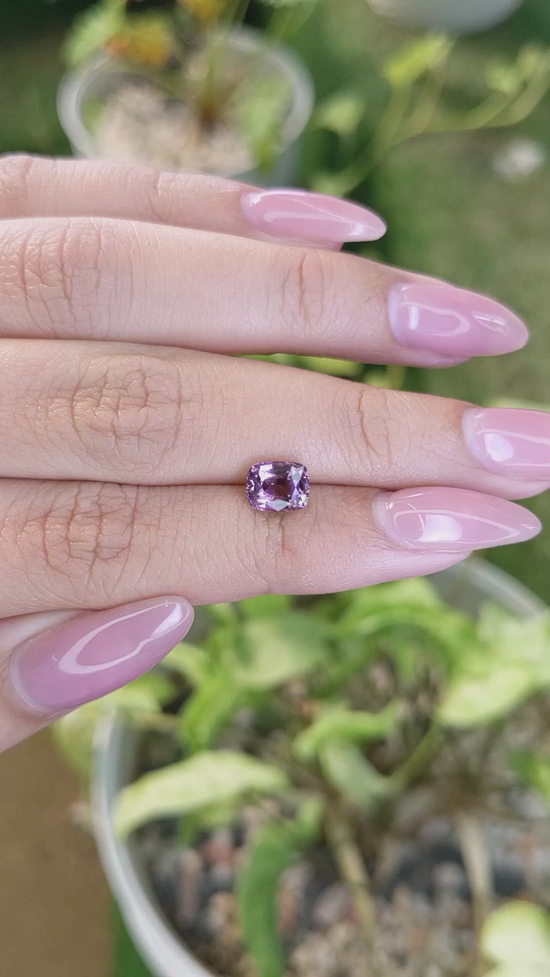 1.60 Ct. Spinel from Ceylon (Sri Lanka) Size Video