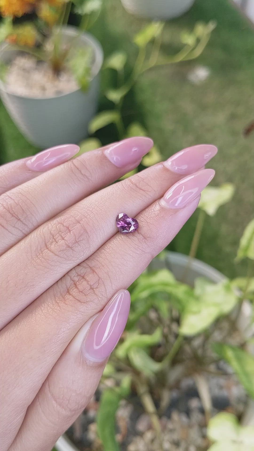 1.26 Ct. Spinel from Ceylon (Sri Lanka) Size Video