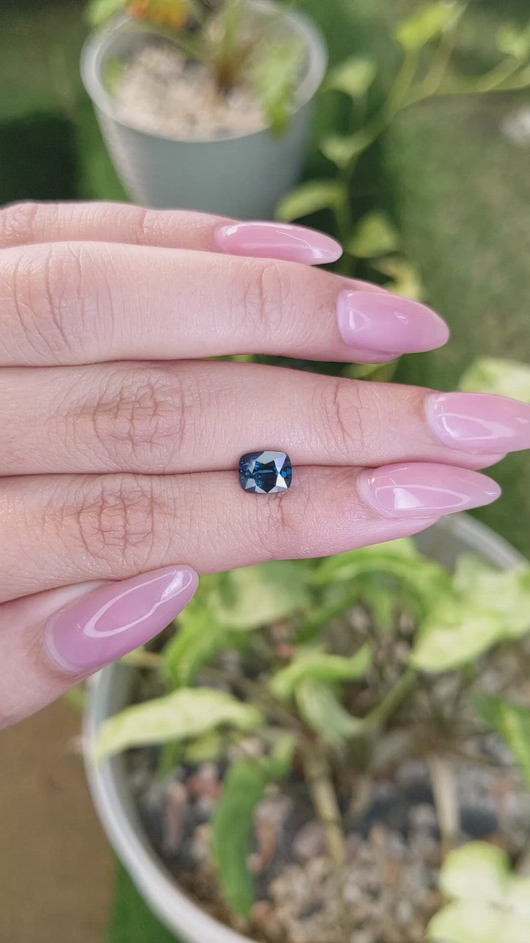 1.33 Ct. Spinel from Ceylon (Sri Lanka) Size Video