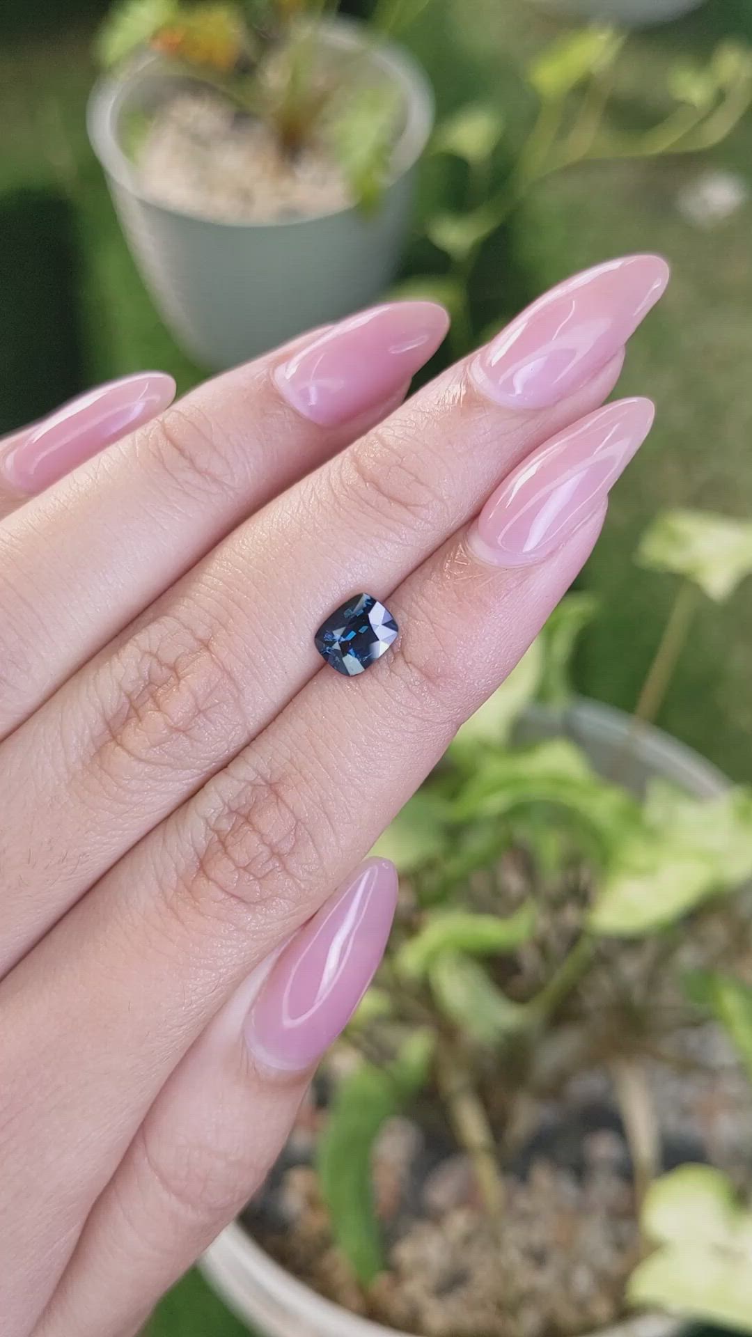 1.33 Ct. Spinel from Ceylon (Sri Lanka) Size Video