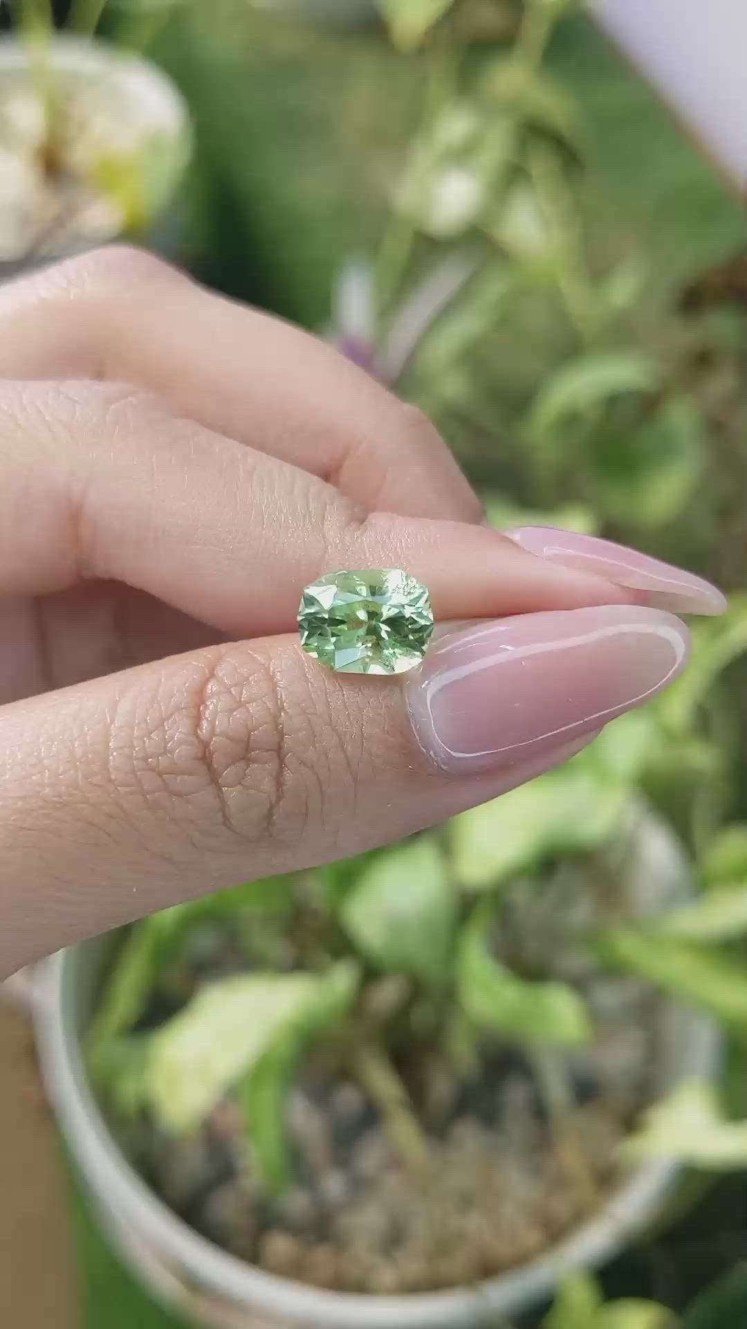 3.06 Ct. Tourmaline from Ceylon (Sri Lanka) Size Video