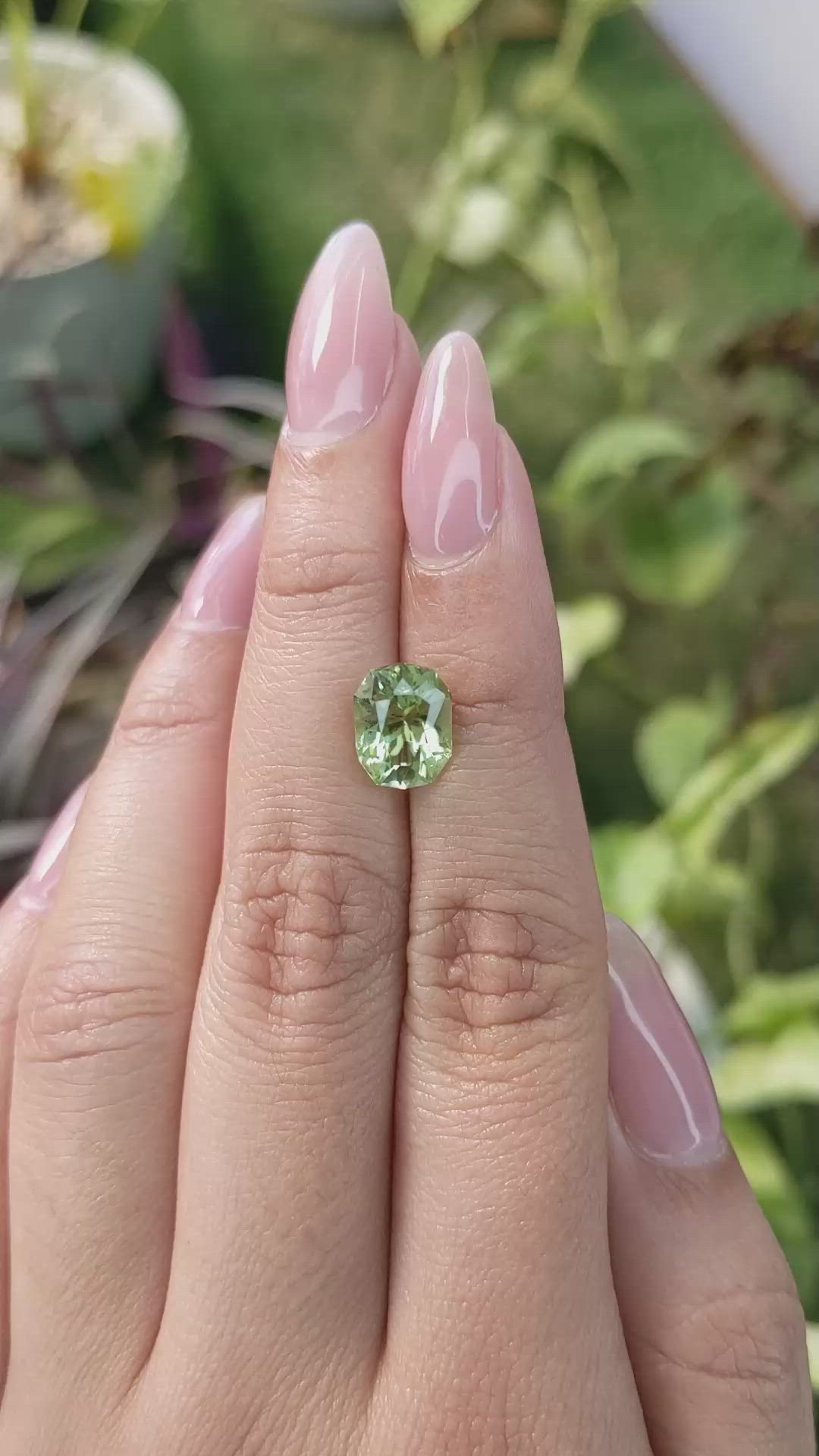 3.06 Ct. Tourmaline from Ceylon (Sri Lanka) Size Video