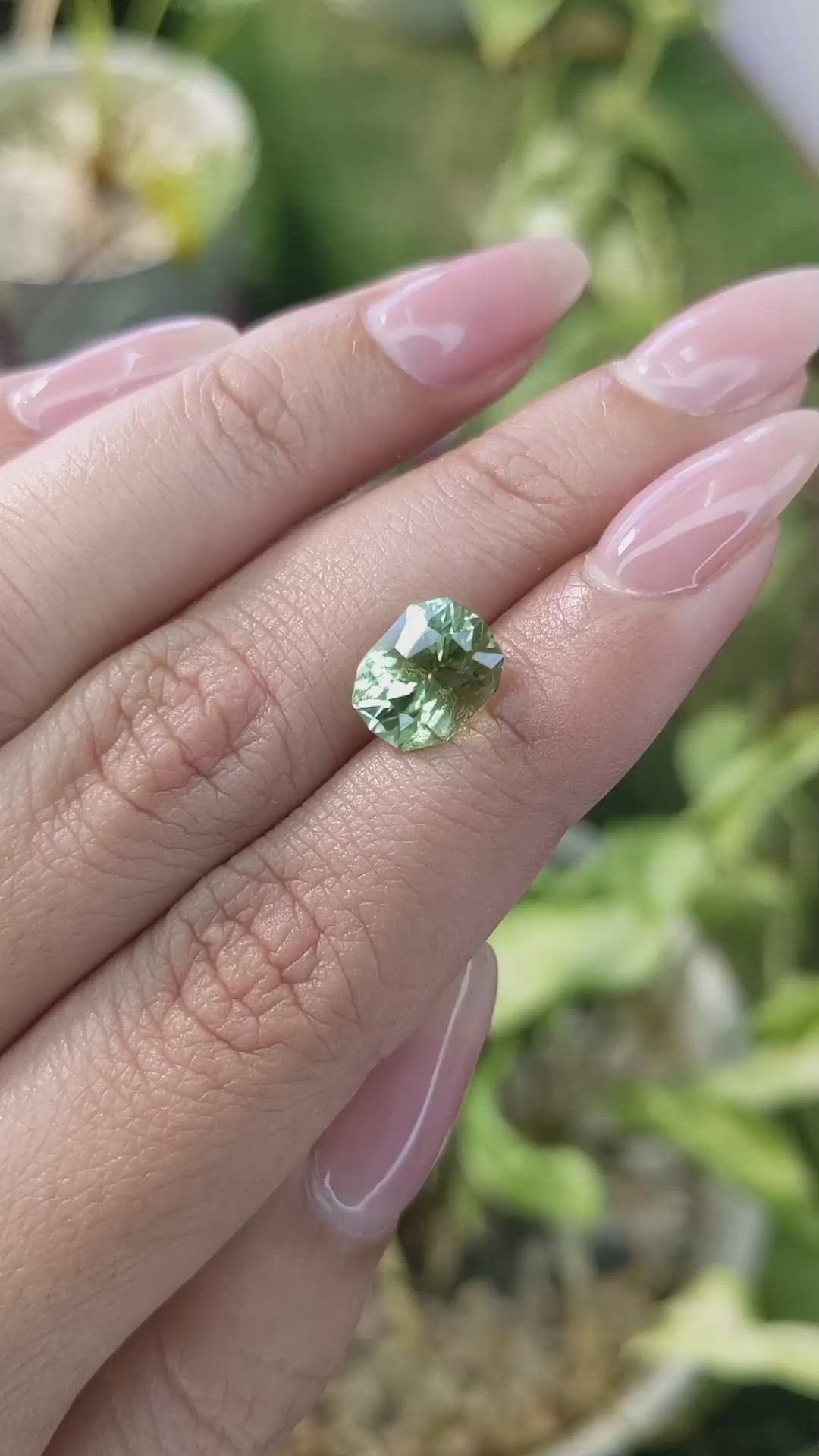 3.06 Ct. Tourmaline from Ceylon (Sri Lanka) Size Video