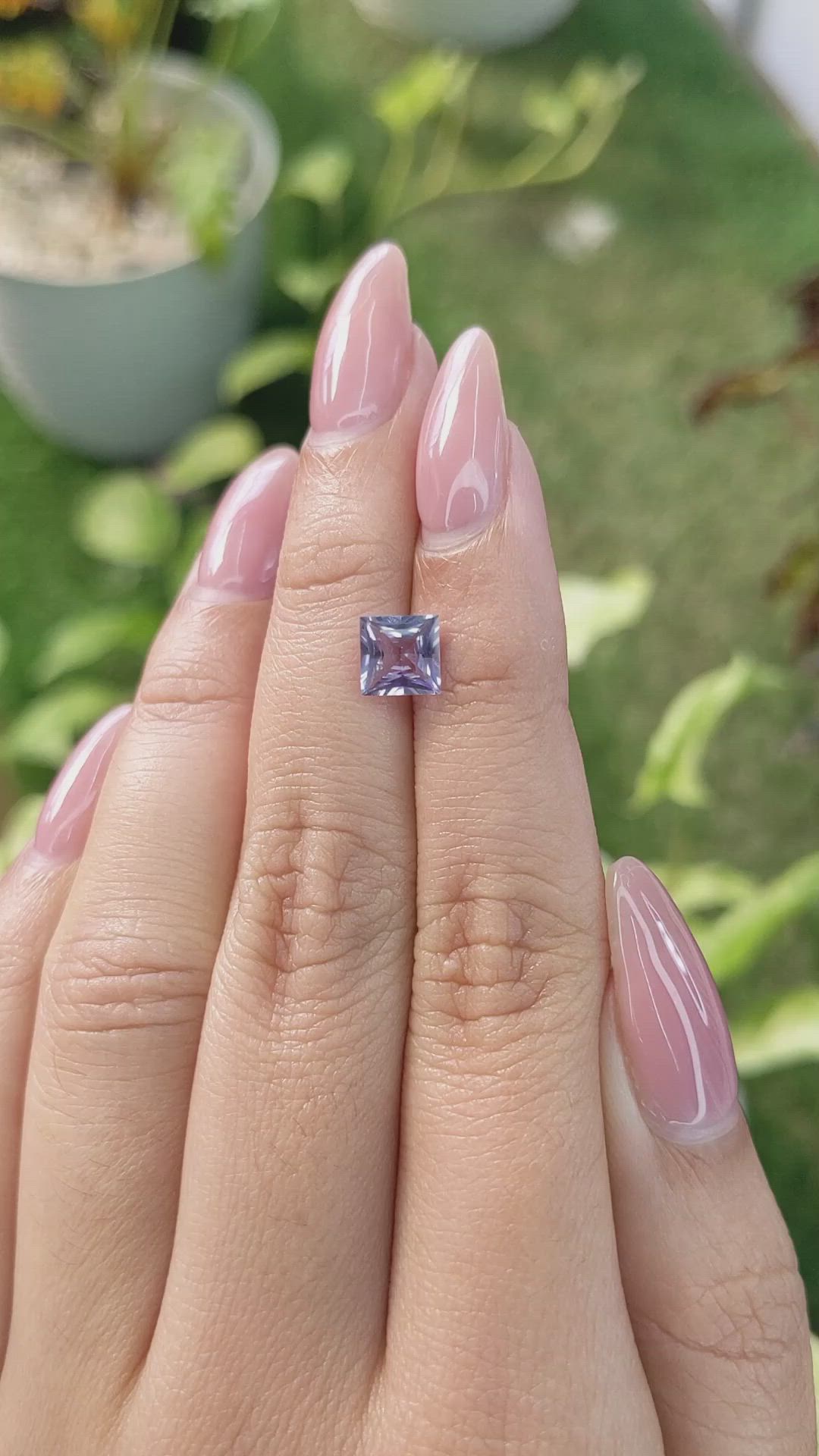 1.27 Ct. Spinel from Ceylon (Sri Lanka) Size Video