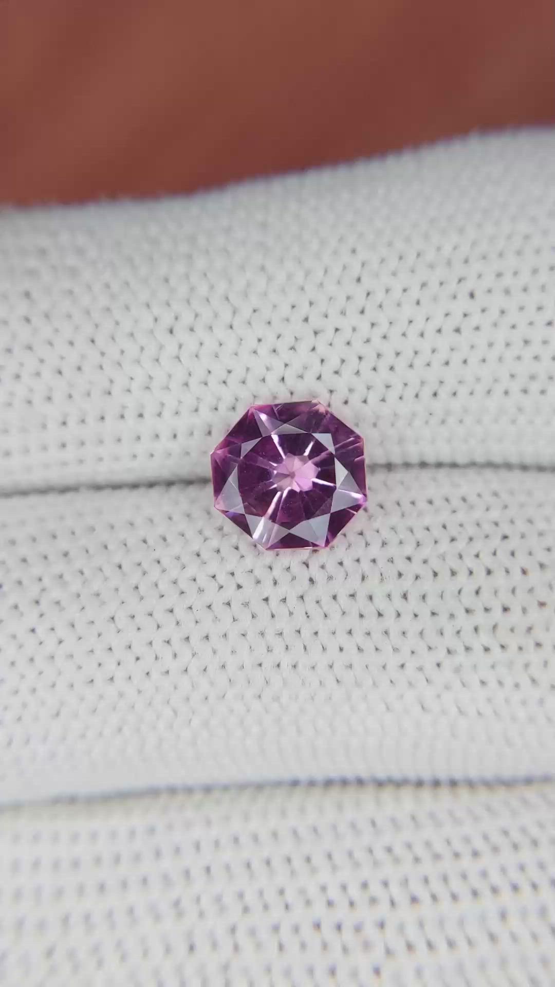 1.55 Ct. Tourmaline from Ceylon (Sri Lanka) Size Video