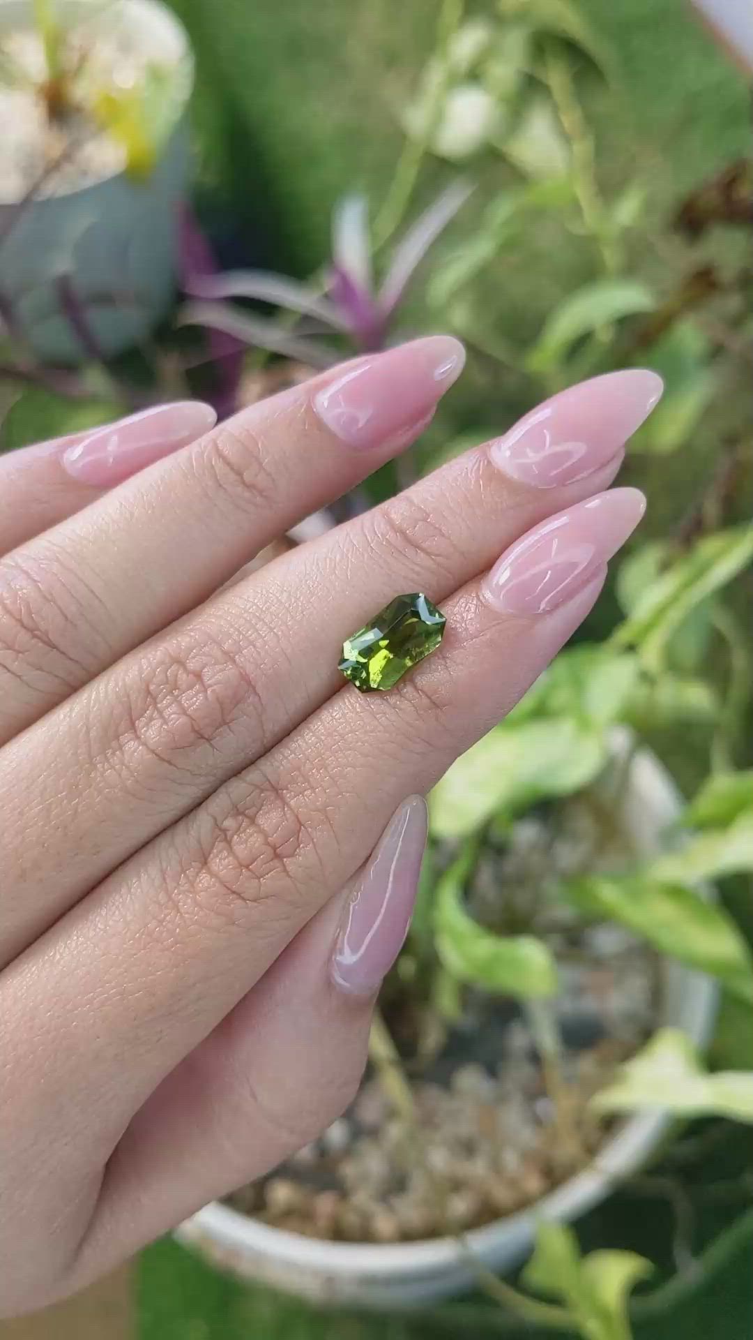 2.04 Ct. Tourmaline from Ceylon (Sri Lanka) Size Video