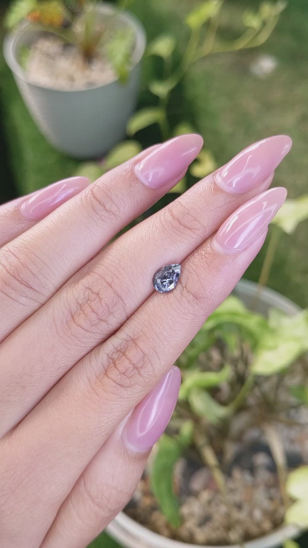 1.08 Ct. Spinel from Ceylon (Sri Lanka) Size Video