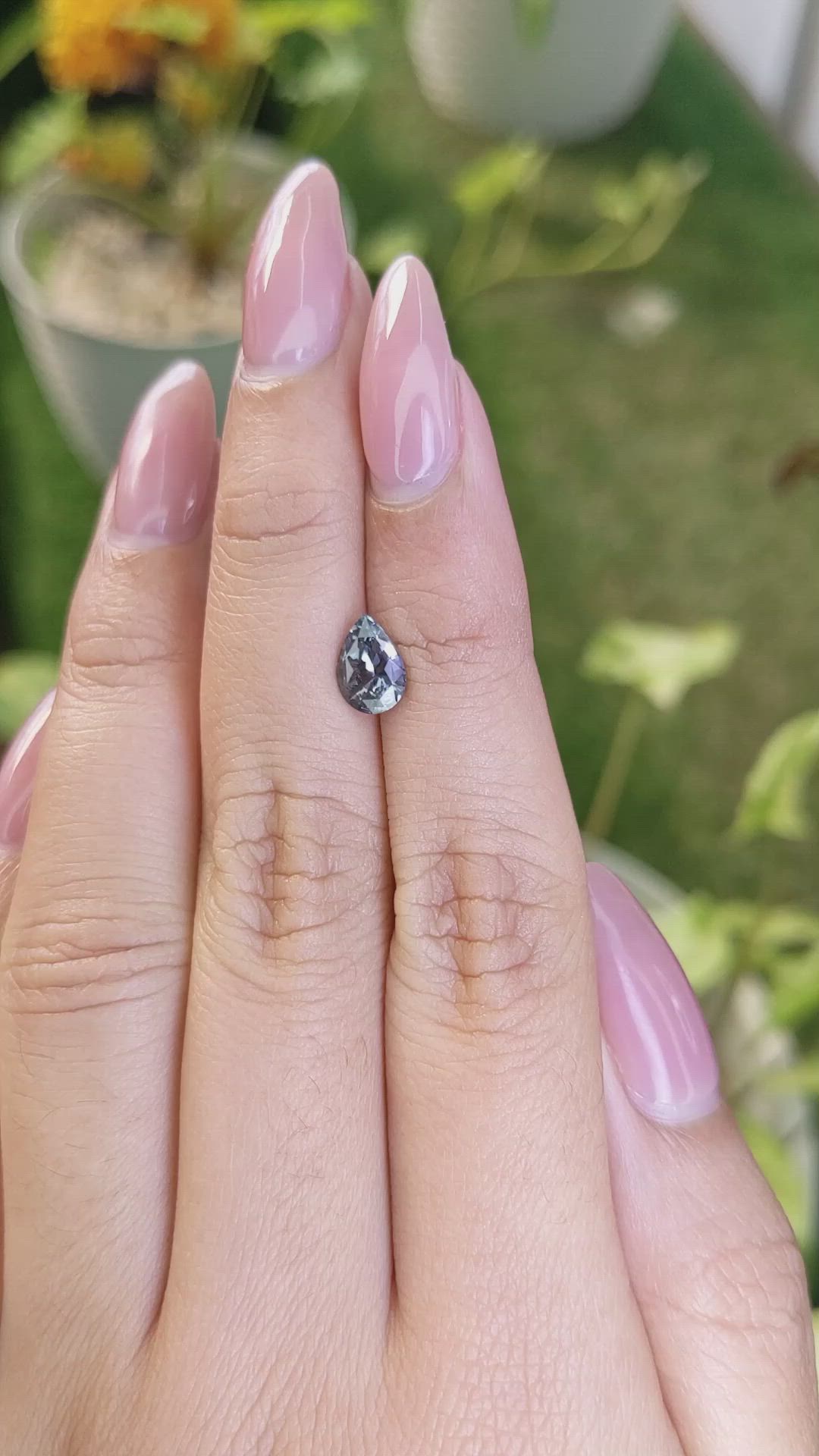 1.08 Ct. Spinel from Ceylon (Sri Lanka) Size Video