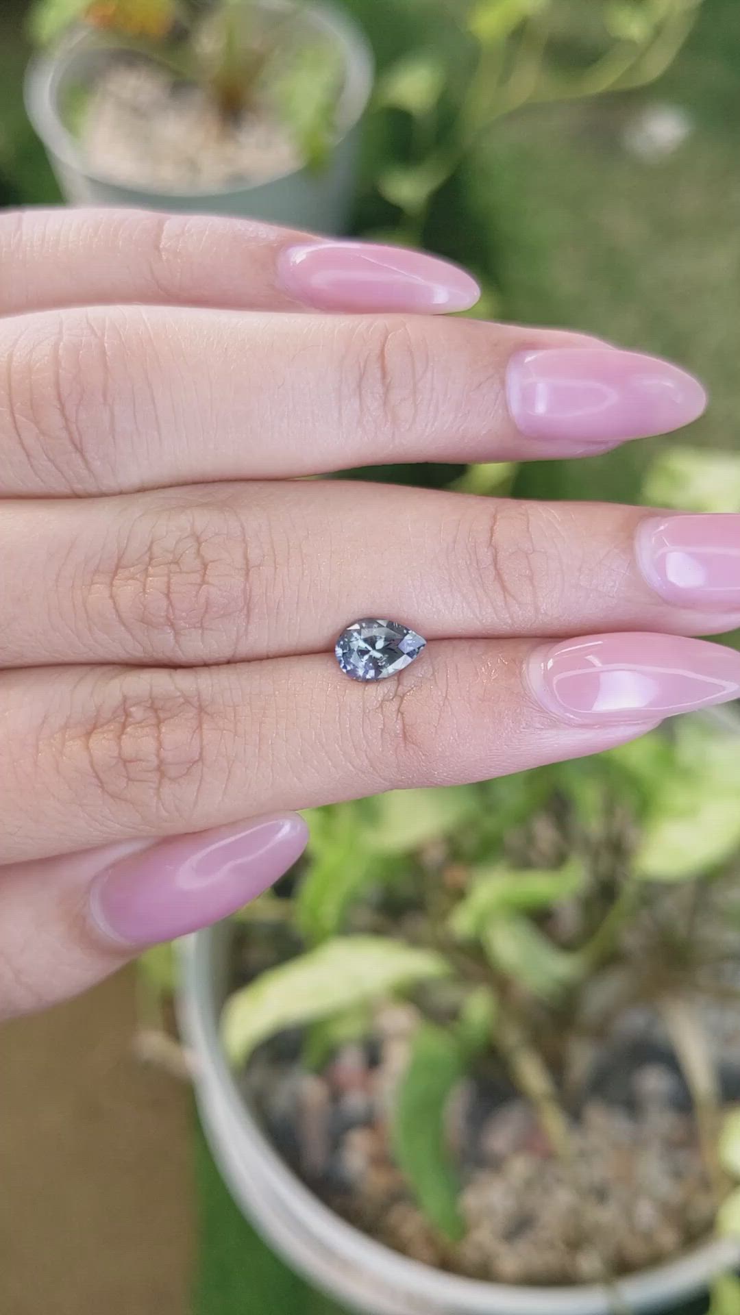 1.08 Ct. Spinel from Ceylon (Sri Lanka) Size Video