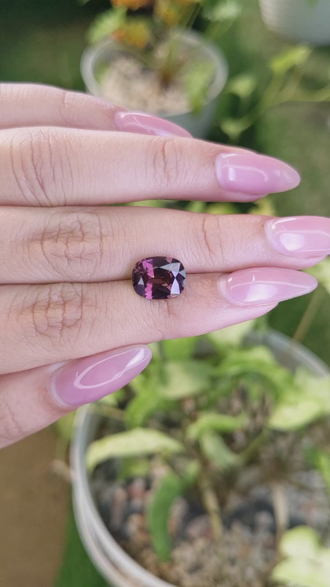 3.19 Ct. Spinel from Ceylon (Sri Lanka) Size Video