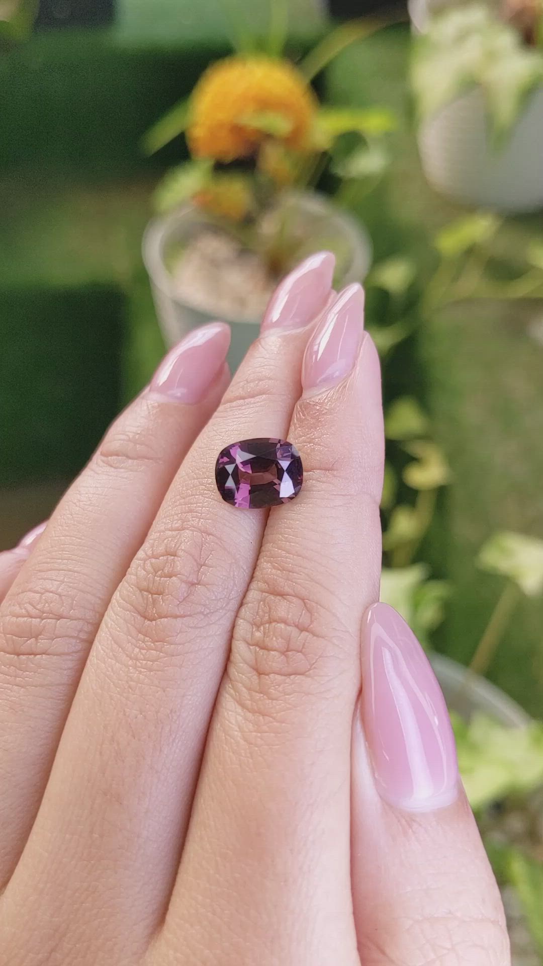 3.19 Ct. Spinel from Ceylon (Sri Lanka) Size Video