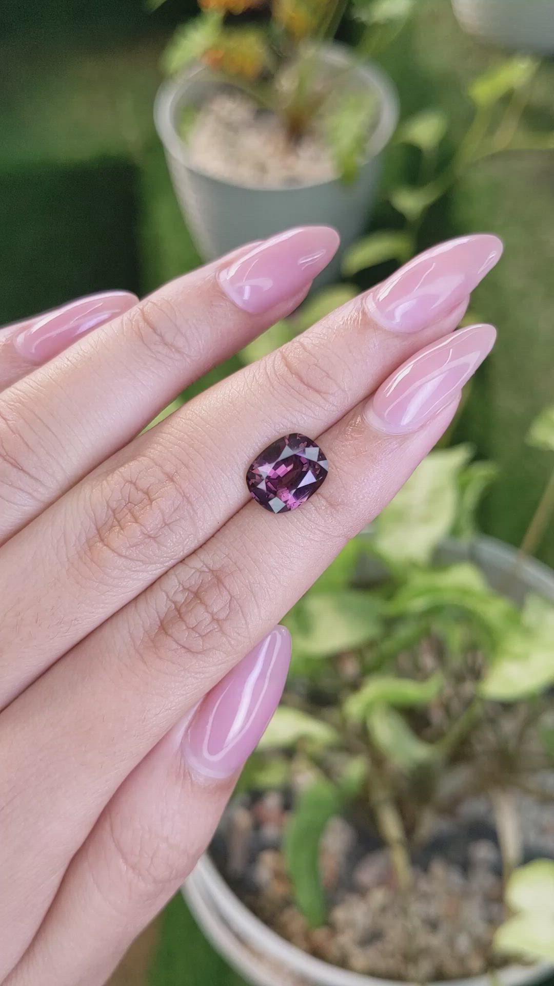 3.19 Ct. Spinel from Ceylon (Sri Lanka) Size Video