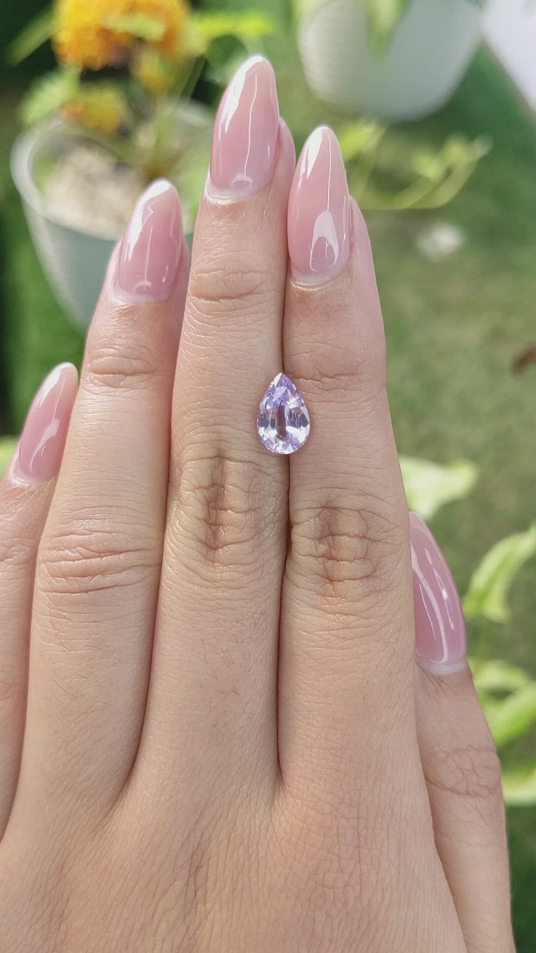 1.96 Ct. Spinel from Ceylon (Sri Lanka) Size Video