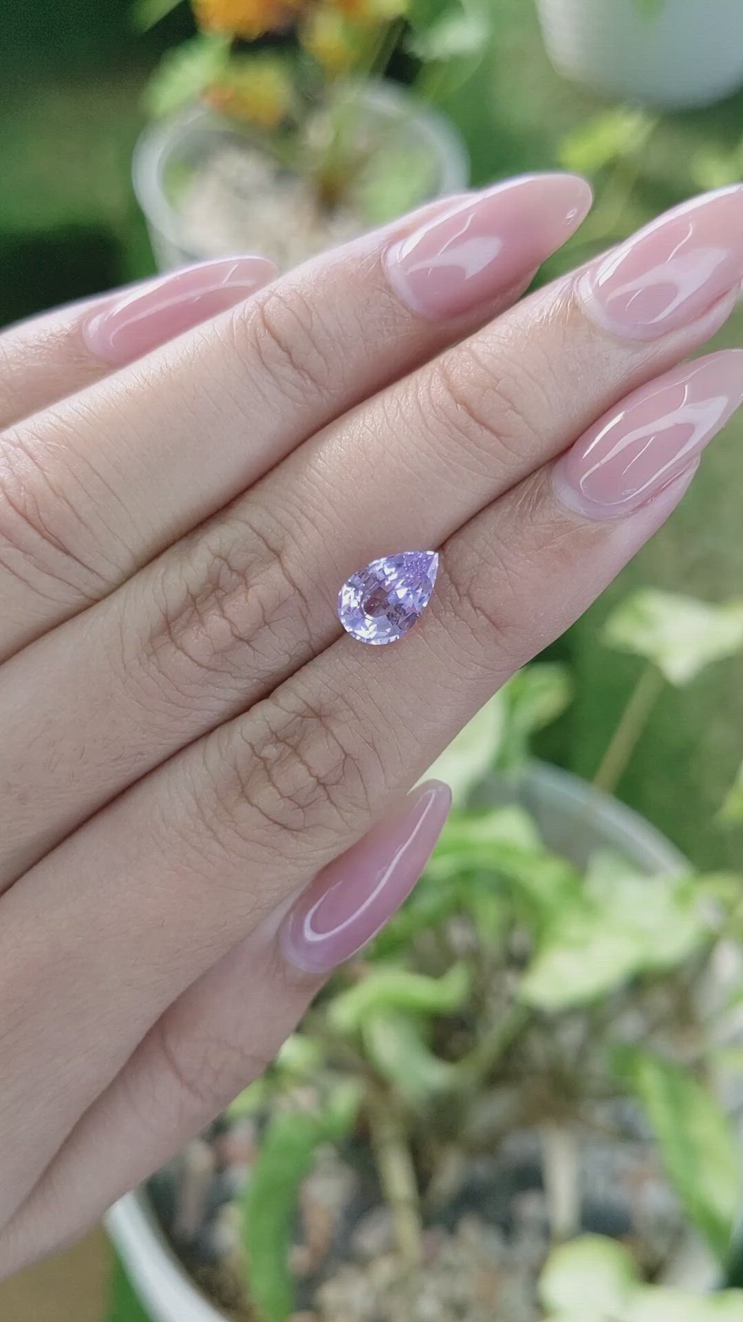 1.96 Ct. Spinel from Ceylon (Sri Lanka) Size Video