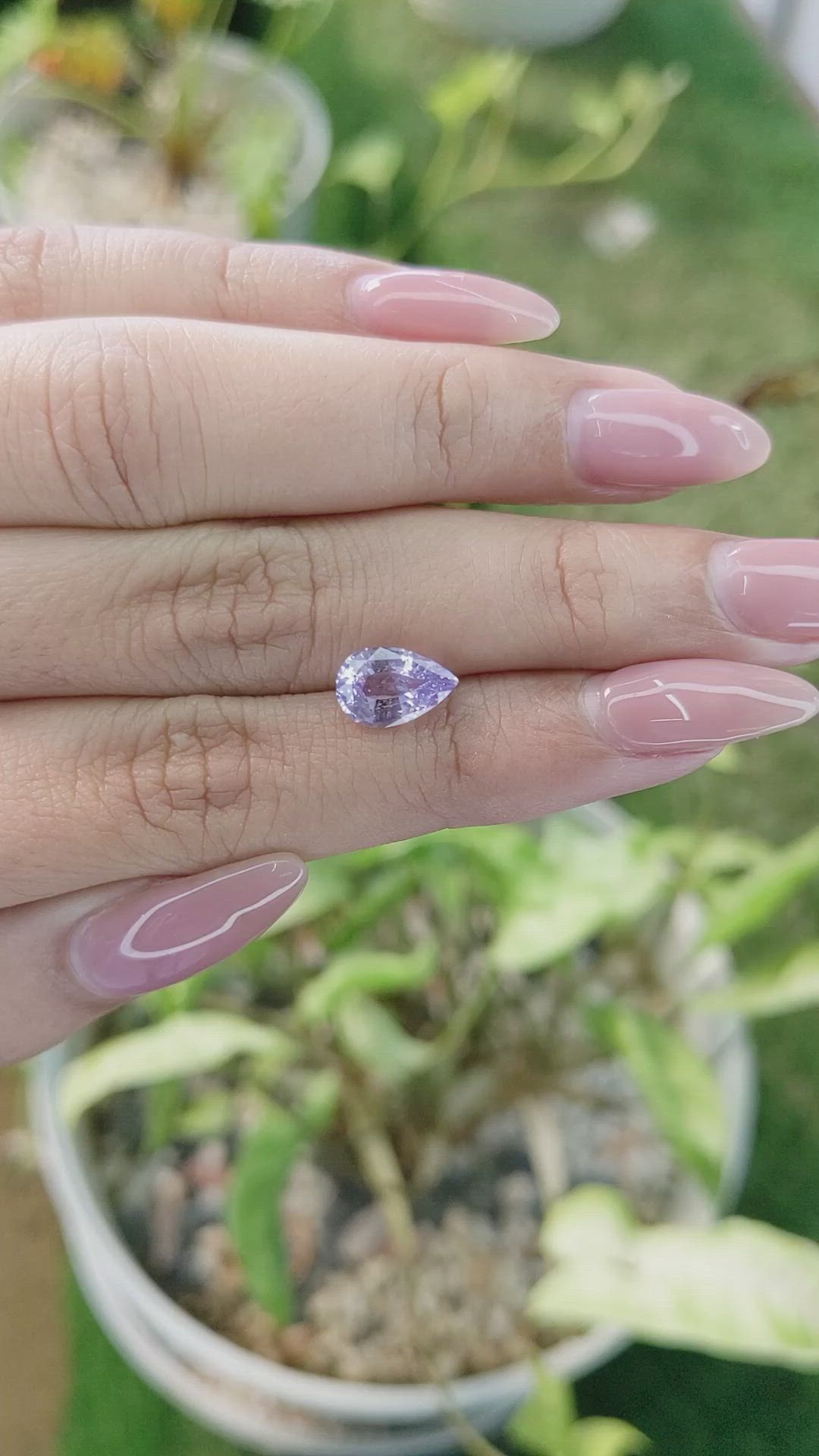 1.96 Ct. Spinel from Ceylon (Sri Lanka) Size Video