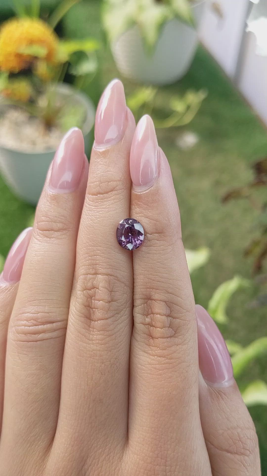 2.15 Ct. Spinel from Ceylon (Sri Lanka) Size Video