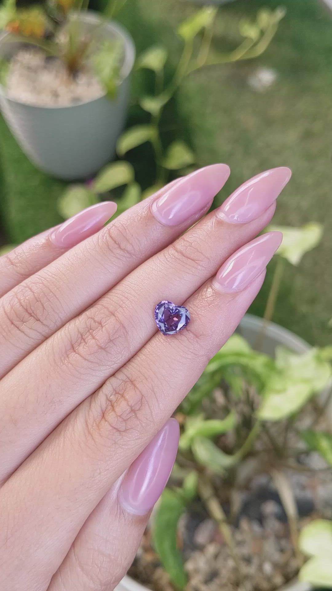 1.74 Ct. Spinel from Ceylon (Sri Lanka) Size Video