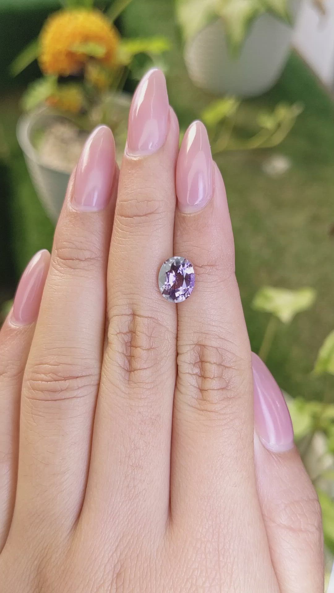 2.19 Ct. Spinel from Ceylon (Sri Lanka) Size Video