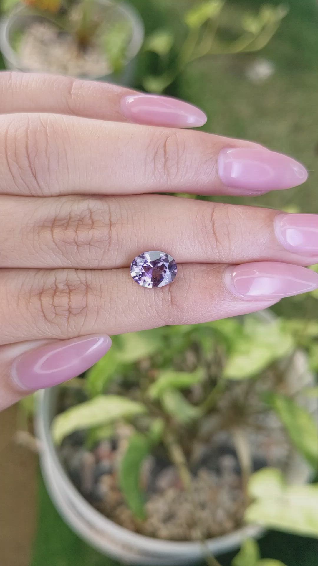 2.19 Ct. Spinel from Ceylon (Sri Lanka) Size Video