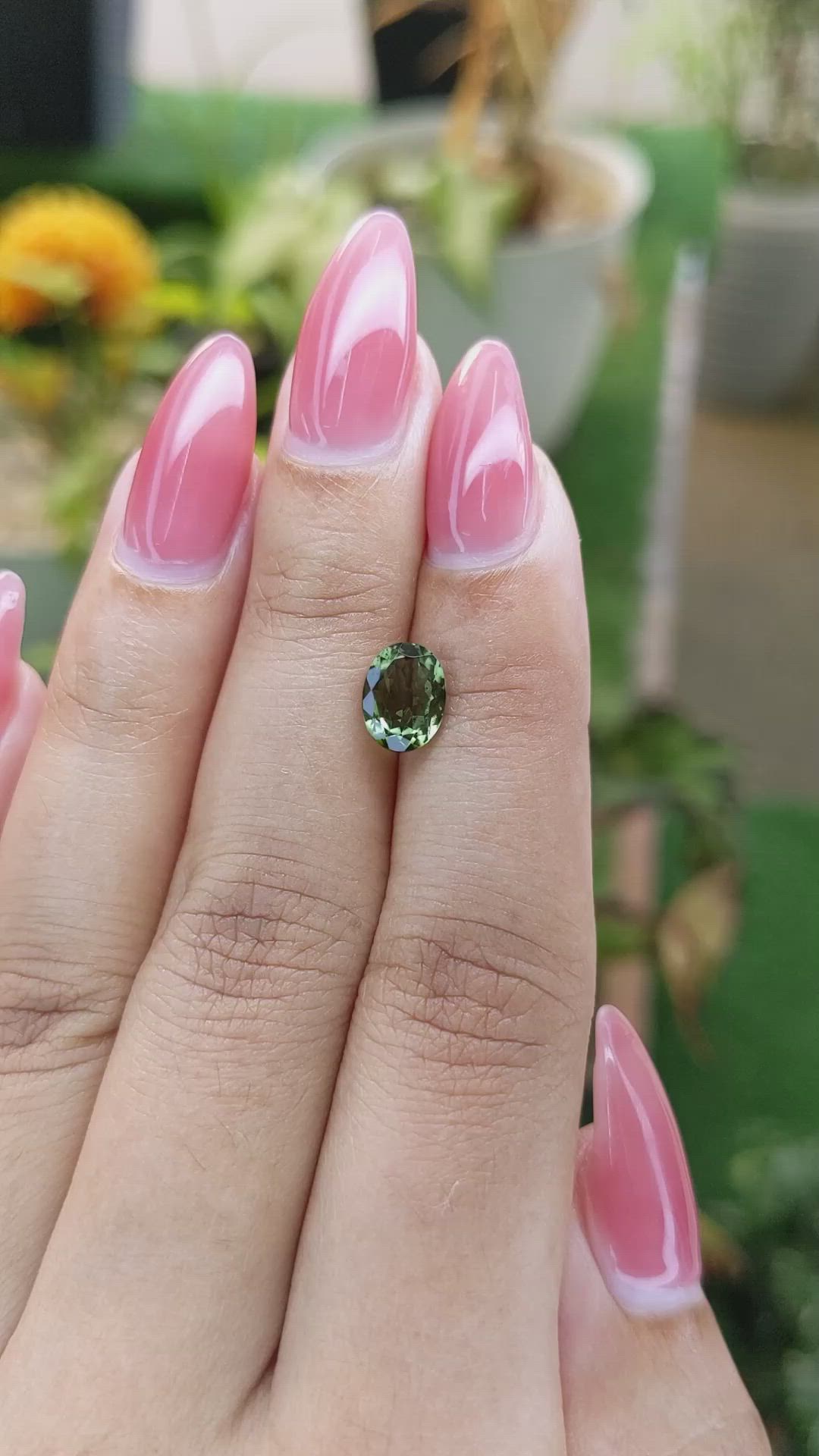1.32 Ct. Tourmaline from Ceylon (Sri Lanka) Size Video