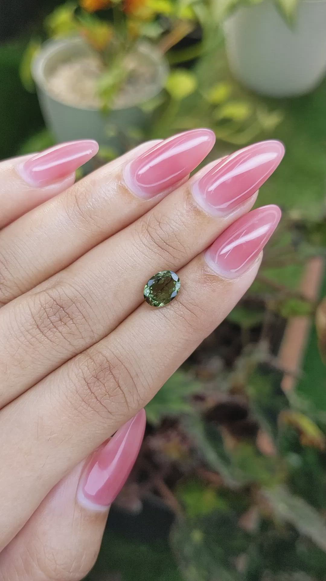 1.32 Ct. Tourmaline from Ceylon (Sri Lanka) Size Video